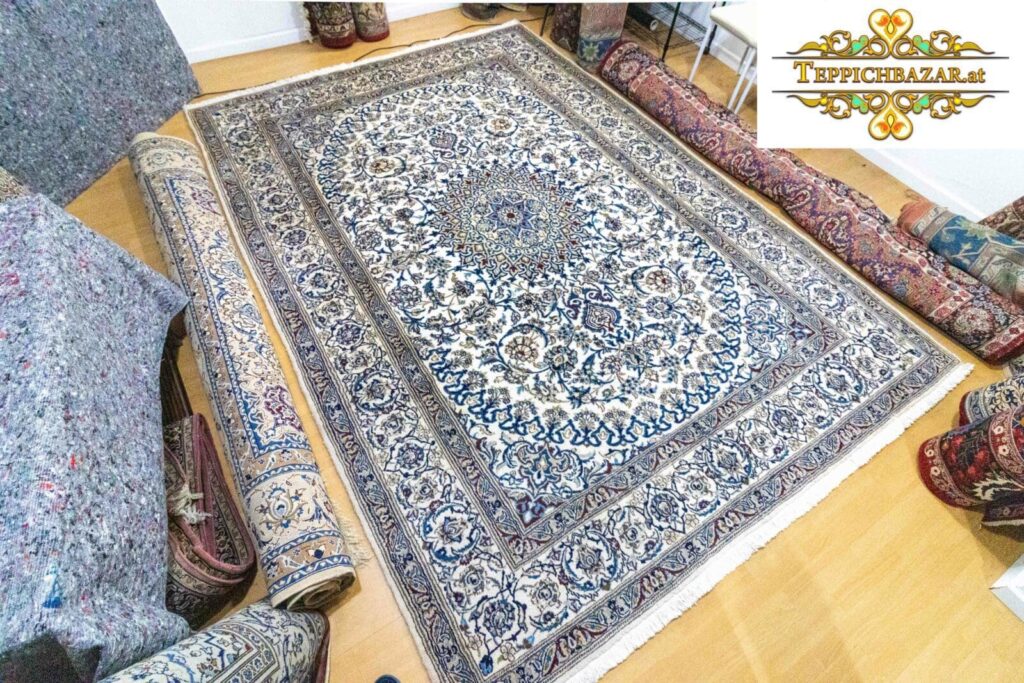 Persian Rug Nain approx. 345x245 cm Hand-knotted (Sold)