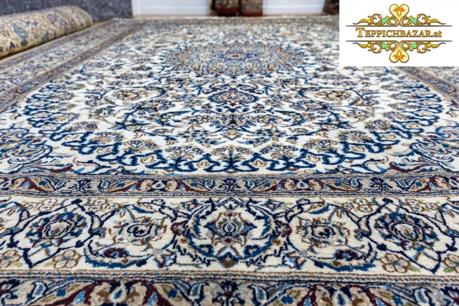 Persian Rug Nain approx. 345x245 cm Hand-knotted (Sold)