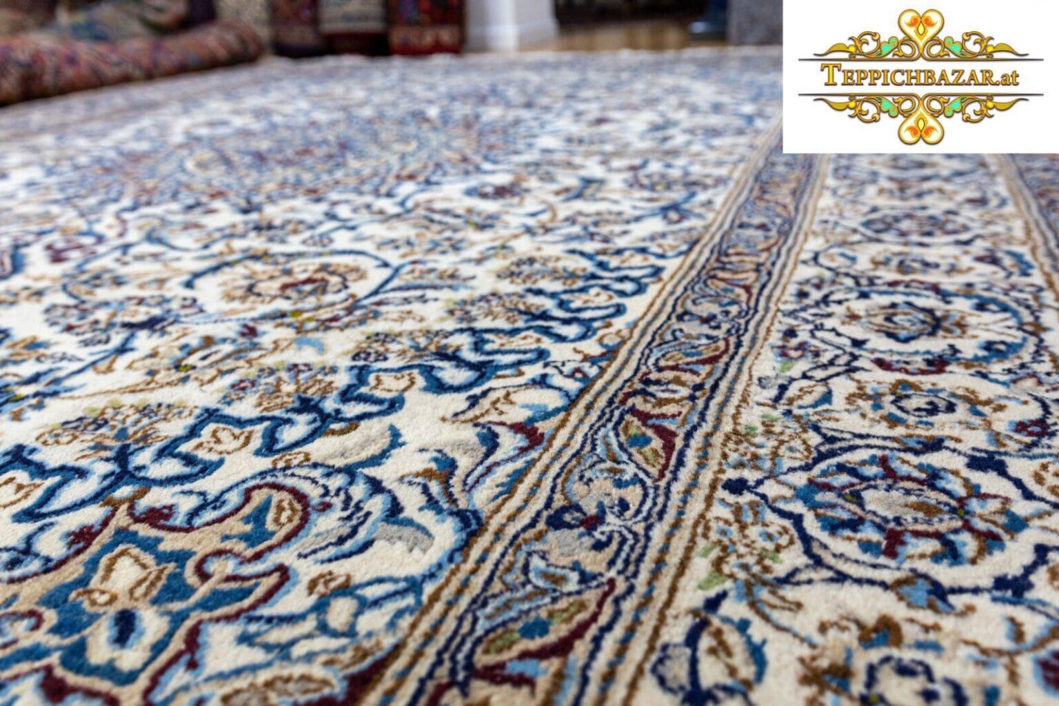 Persian Rug Nain approx. 345x245 cm Hand-knotted (Sold)