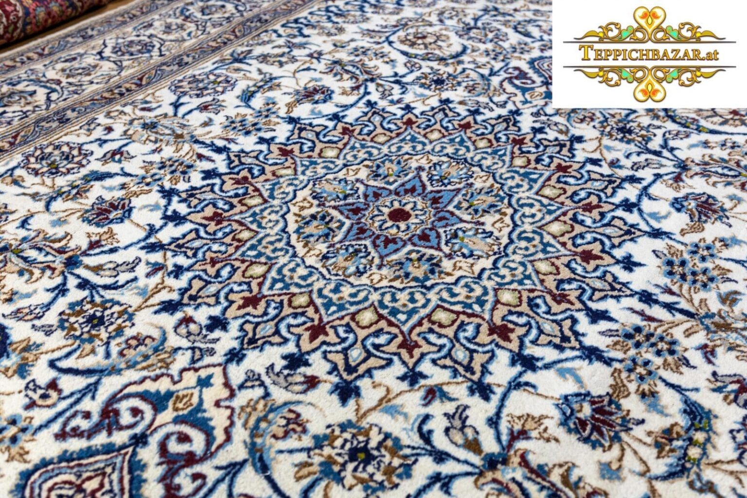 Persian Rug Nain approx. 345x245 cm Hand-knotted (Sold)
