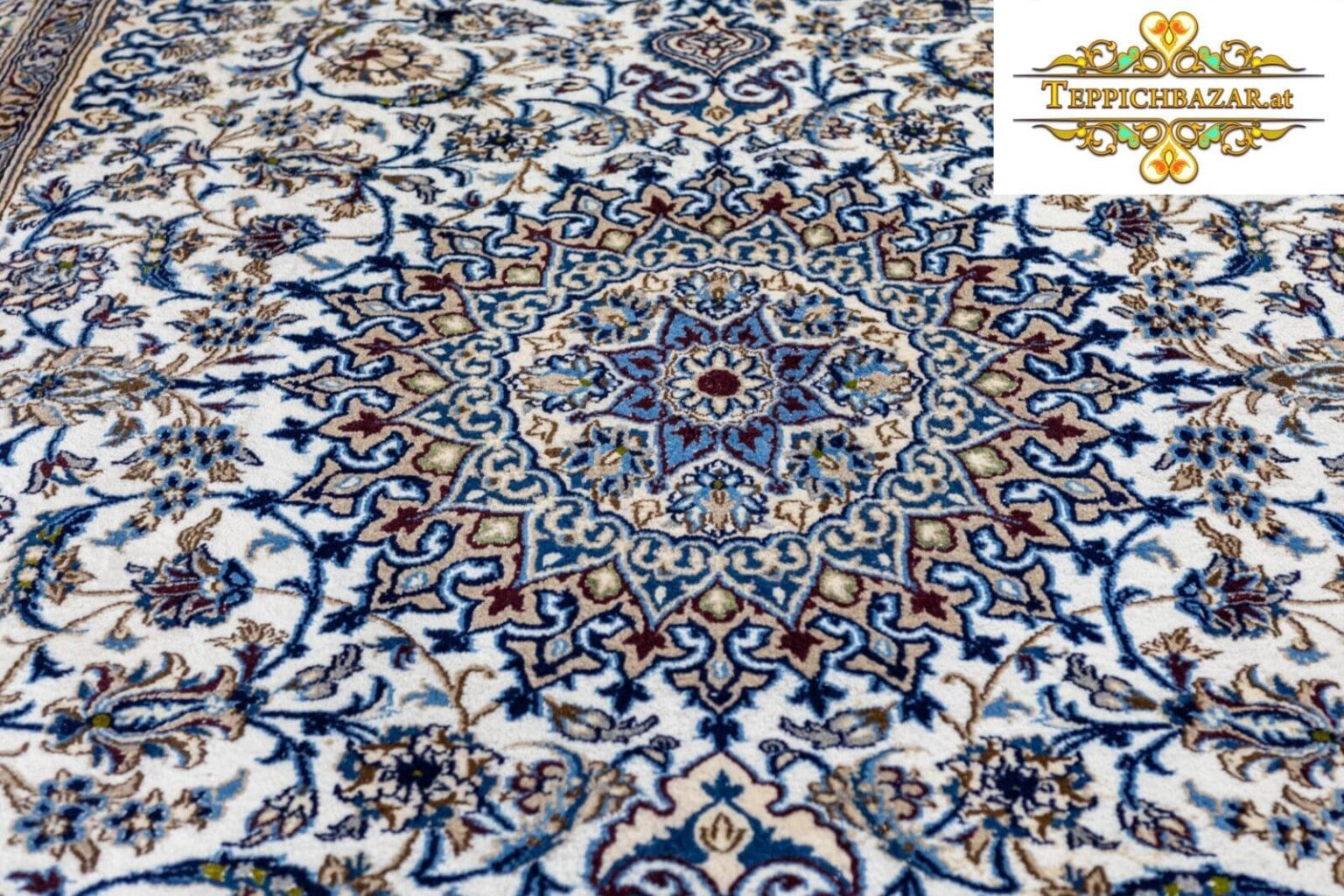 Persian Rug Nain approx. 345x245 cm Hand-knotted (Sold)