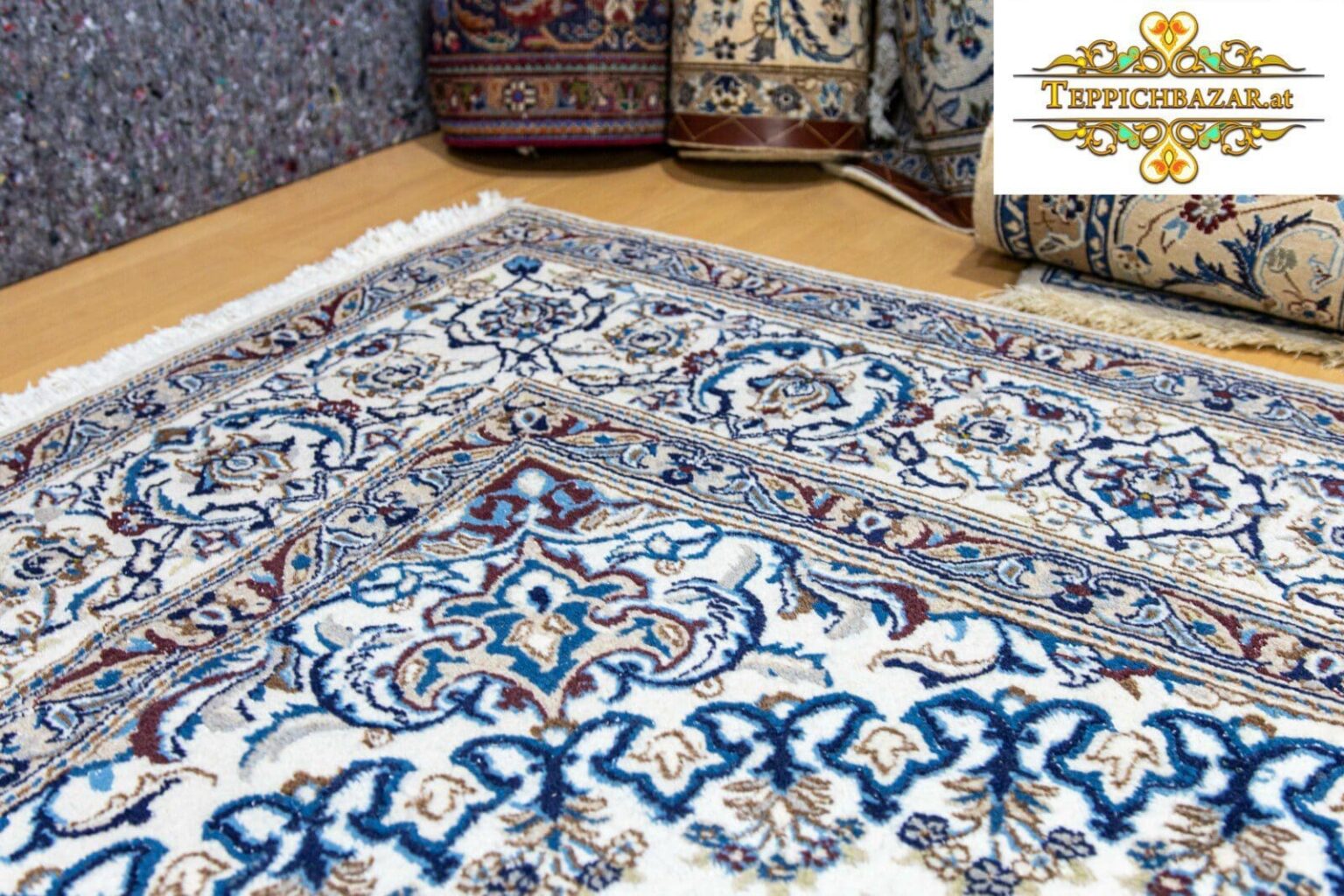 Persian Rug Nain approx. 345x245 cm Hand-knotted (Sold)