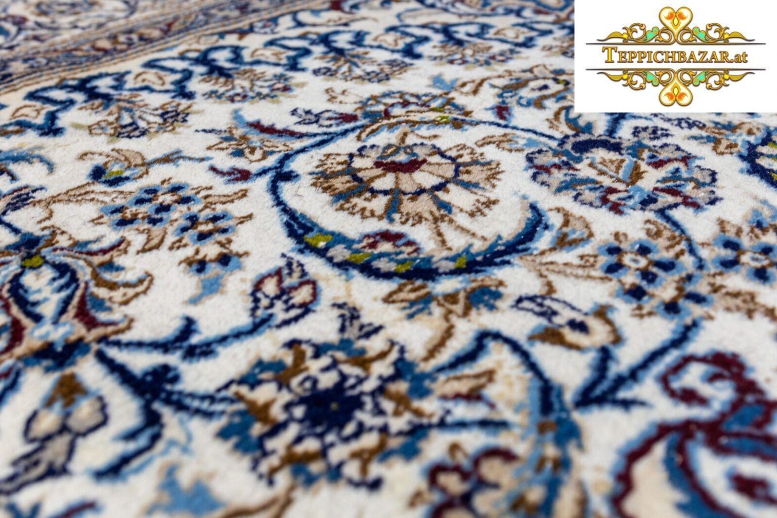Persian Rug Nain approx. 345x245 cm Hand-knotted (Sold)