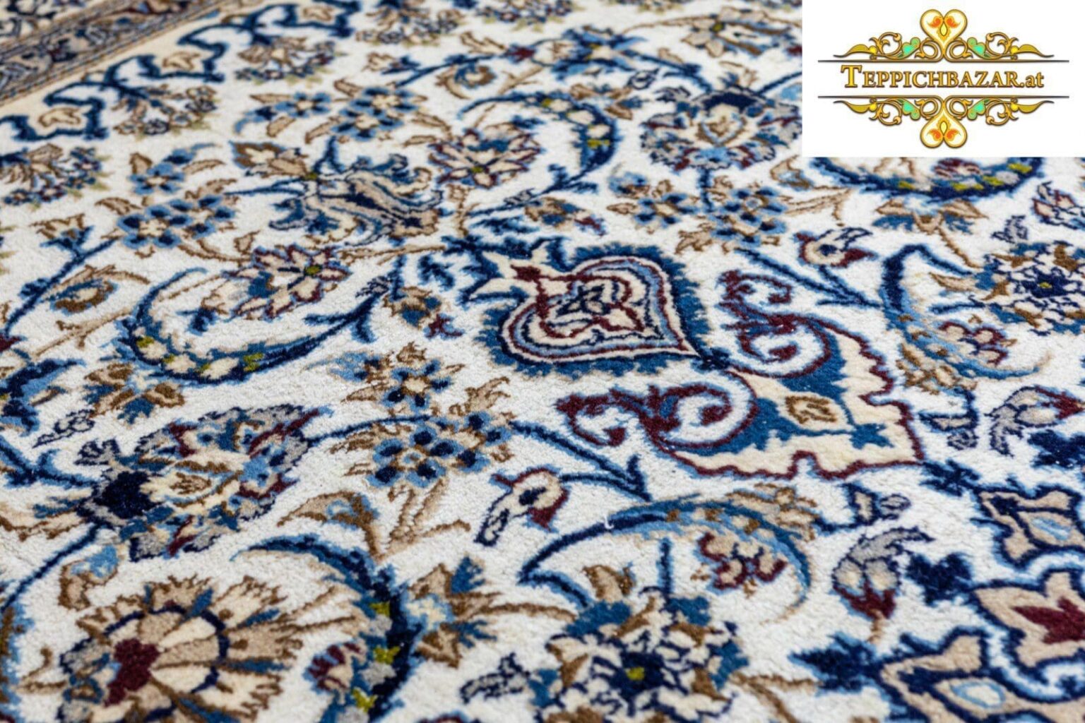 Persian Rug Nain approx. 345x245 cm Hand-knotted (Sold)