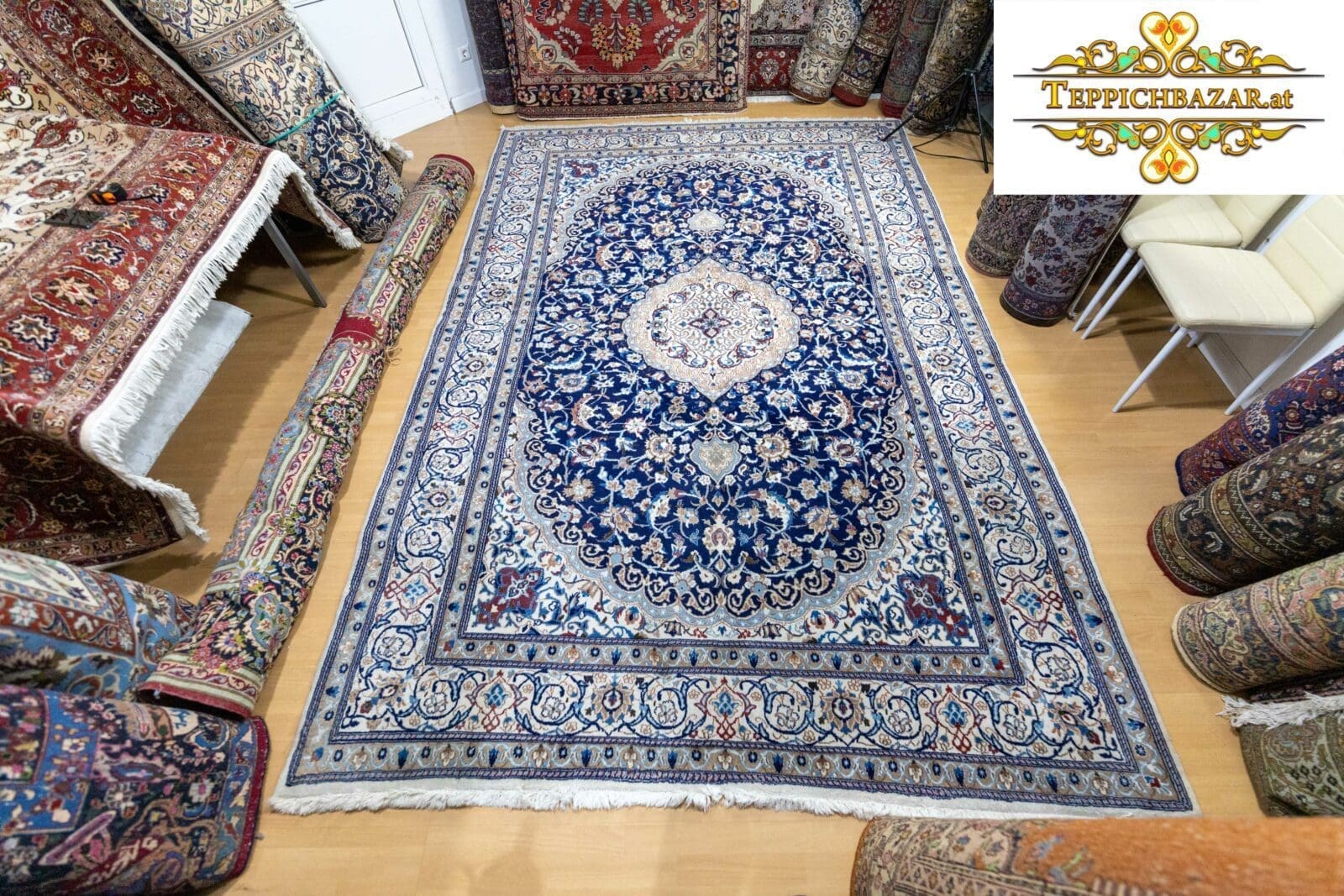 Persian Rug Nain ca 350x235cm Wool Hand-knotted (Sold)