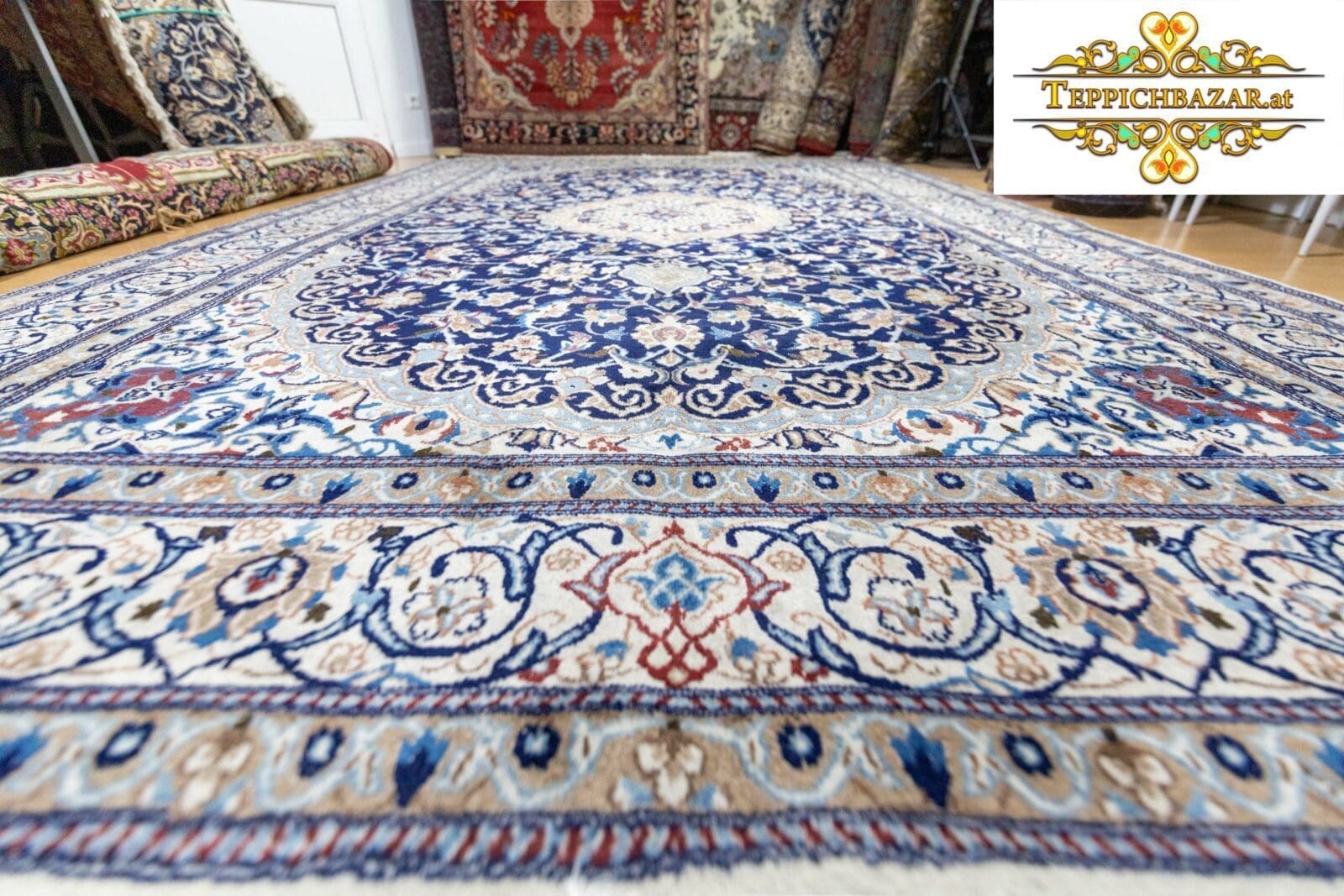 Persian Rug Nain ca 350x235cm Wool Hand-knotted (Sold)