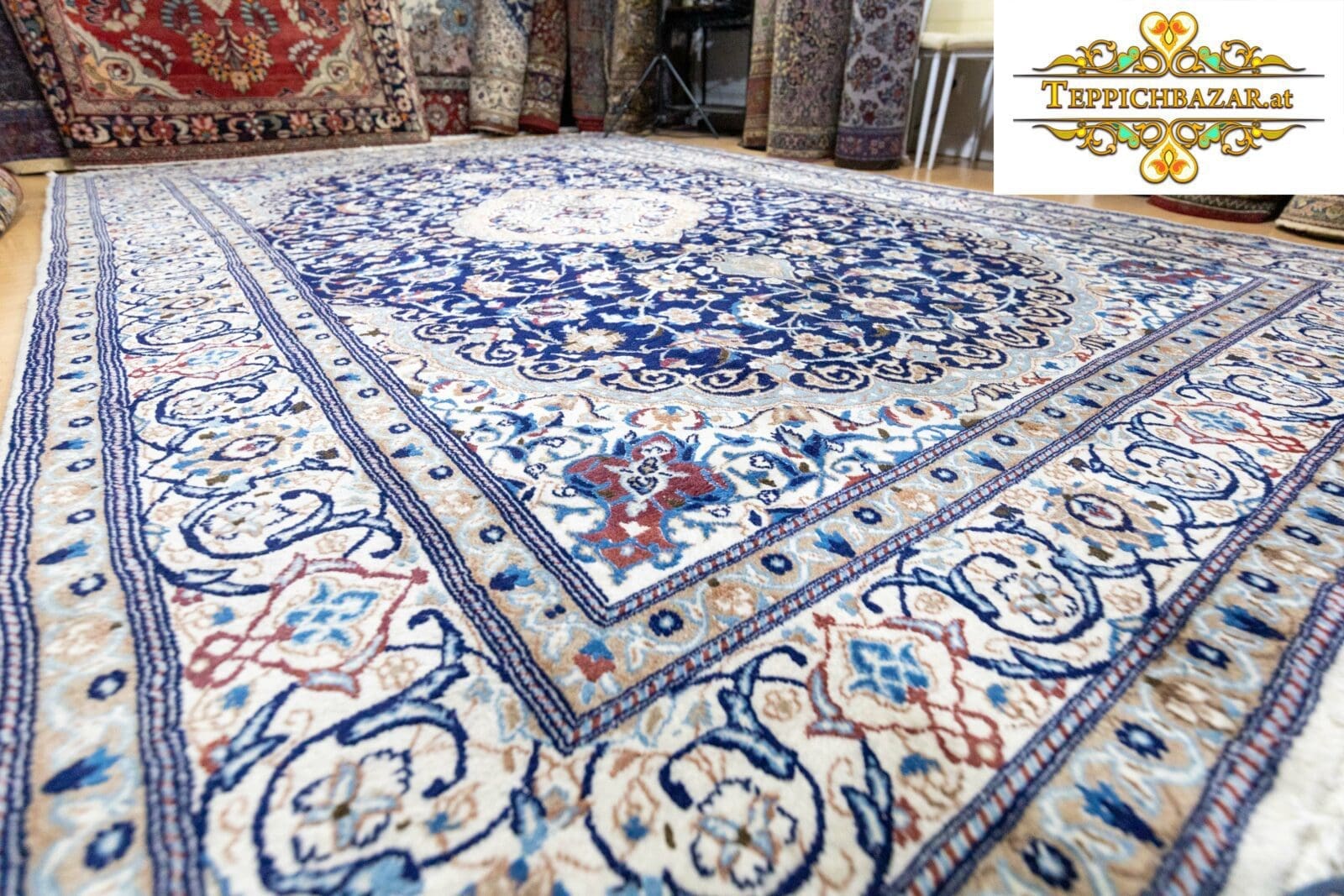 Persian Rug Nain ca 350x235cm Wool Hand-knotted (Sold)