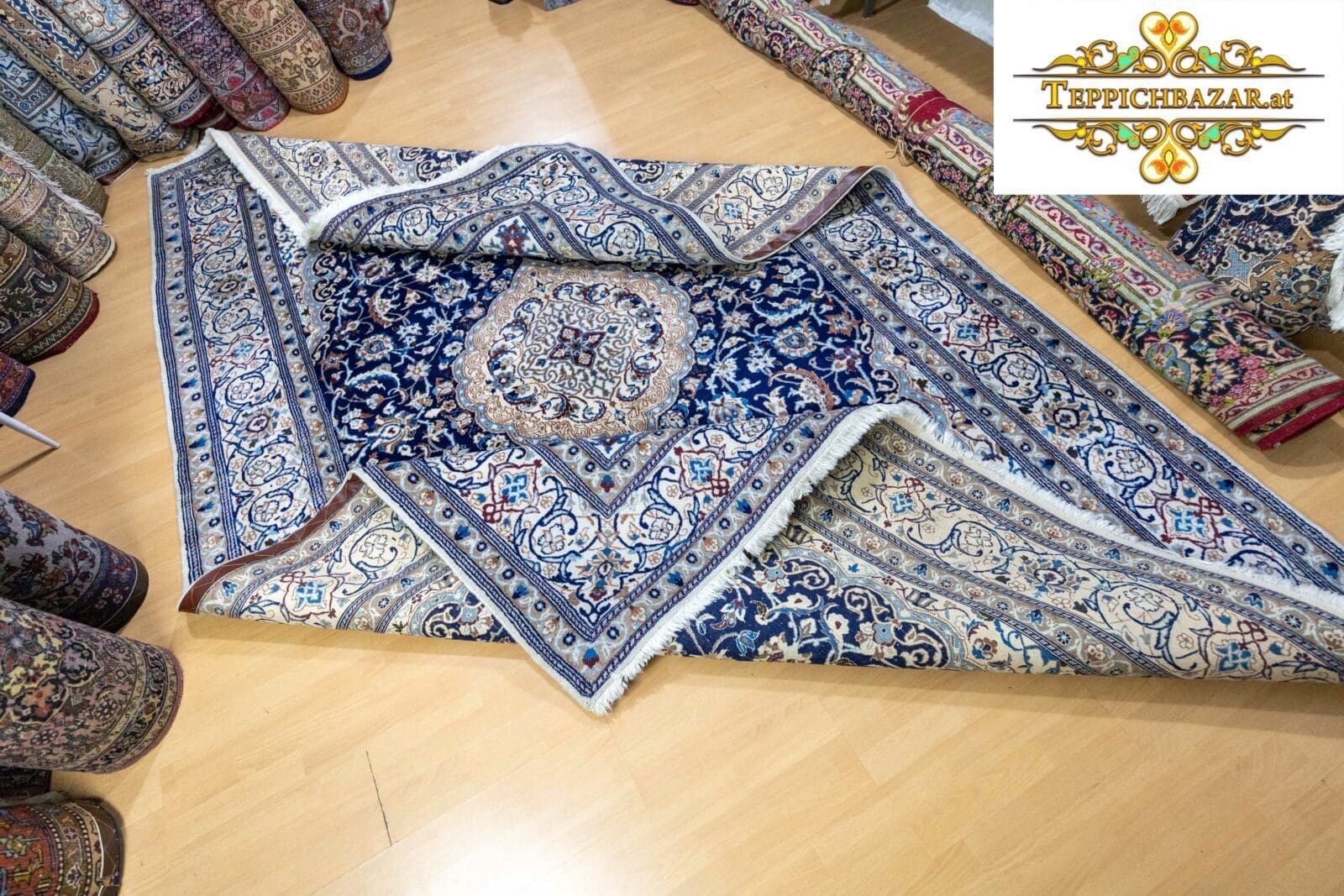 Persian Rug Nain ca 350x235cm Wool Hand-knotted (Sold)