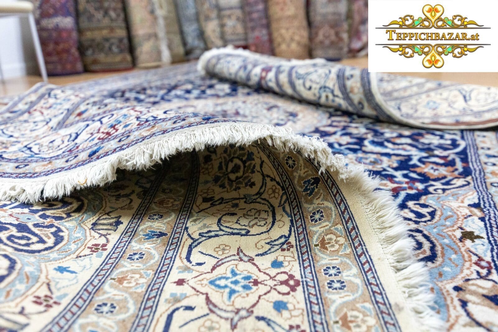 Persian Rug Nain ca 350x235cm Wool Hand-knotted (Sold)