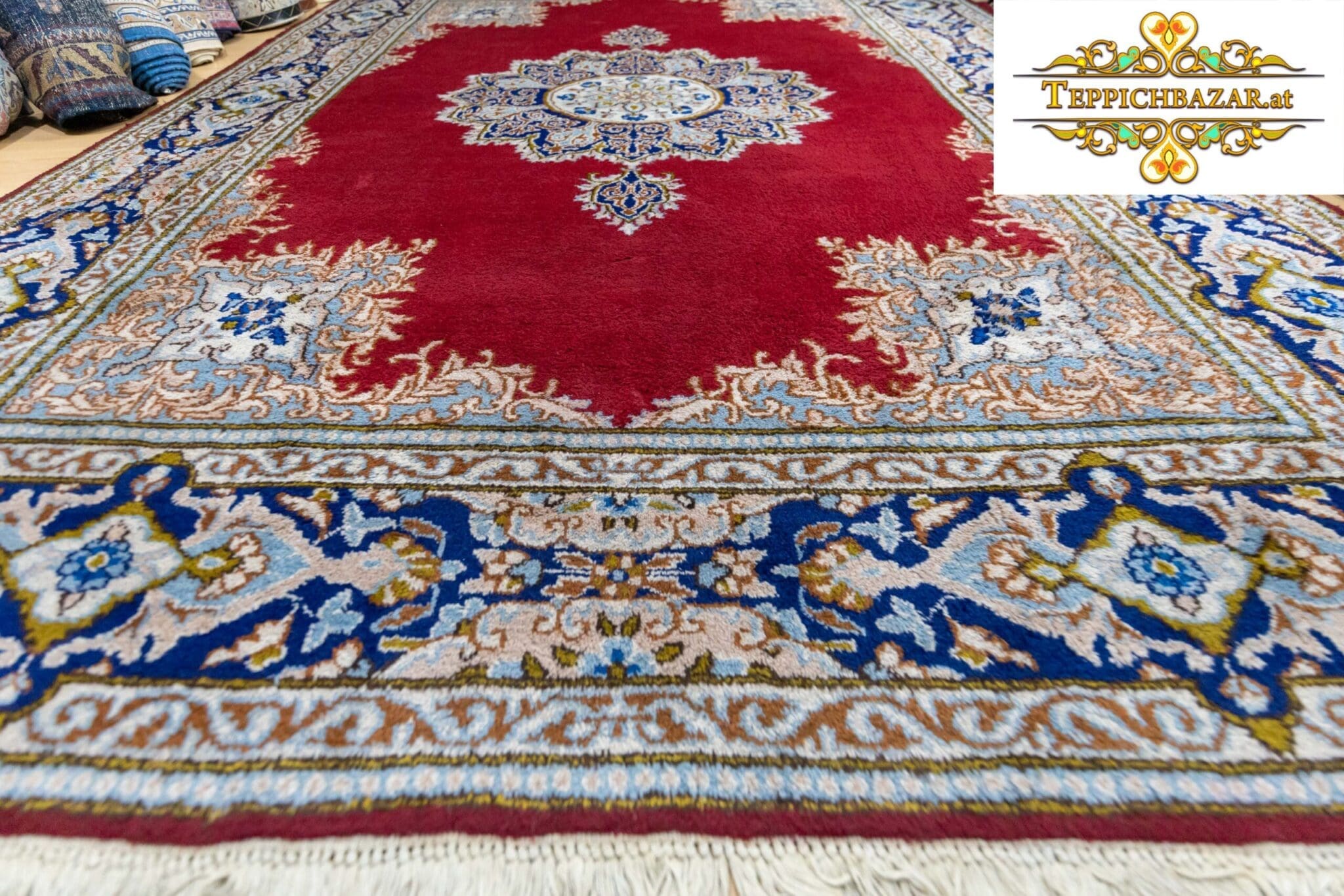 Oriental Rug Kerman approx 358 x 275 cm Hand-knotted (Sold)