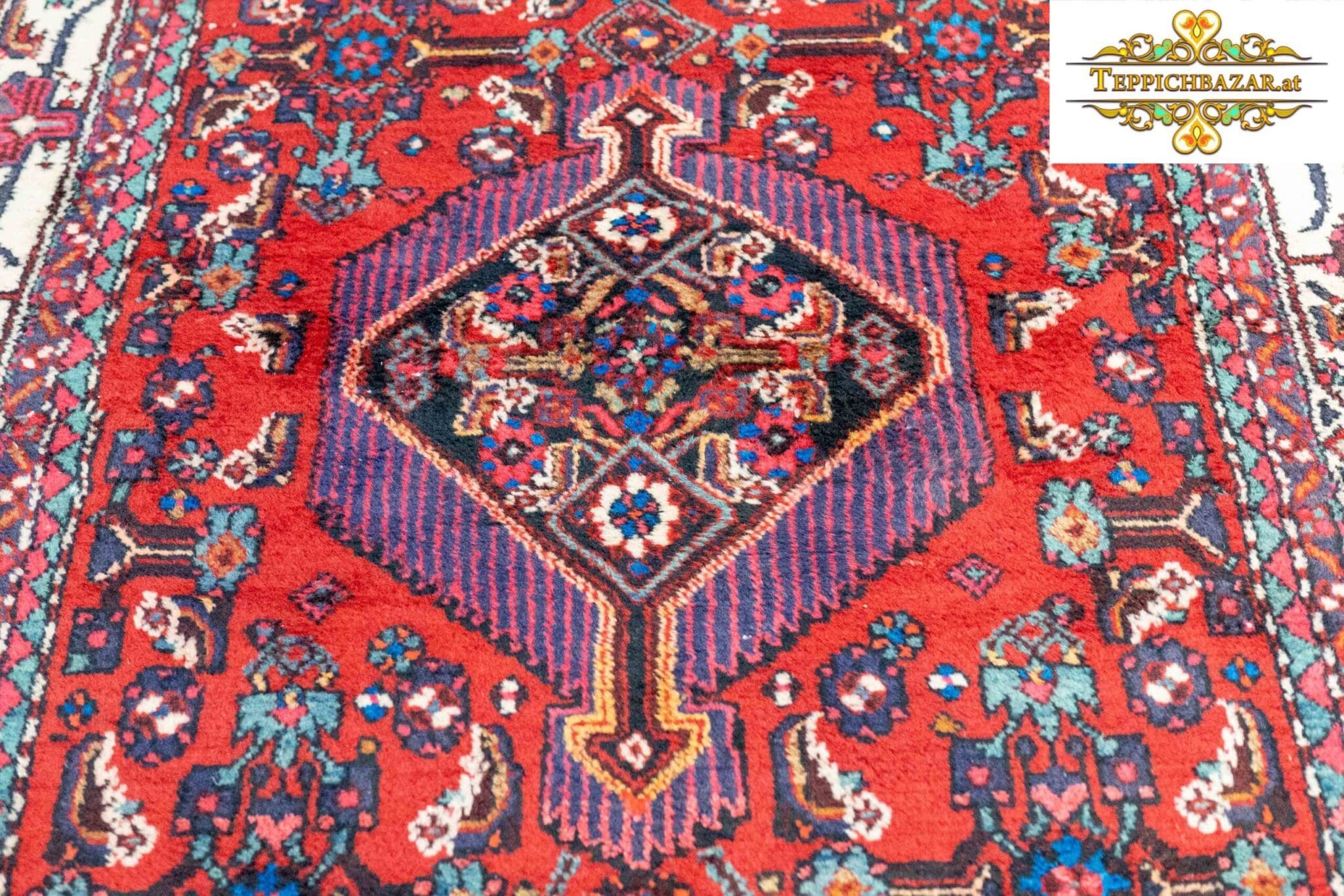 perserteppich-handgeknuepft-308-312-43-of-48-scaled Persian Rug Hamadan 245x133 cm Wool Hand-knotted