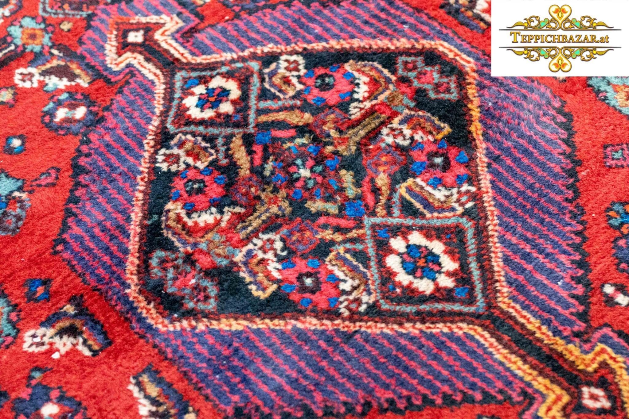 perserteppich-handgeknuepft-308-312-44-of-48-scaled Persian Rug Hamadan 245x133 cm Wool Hand-knotted