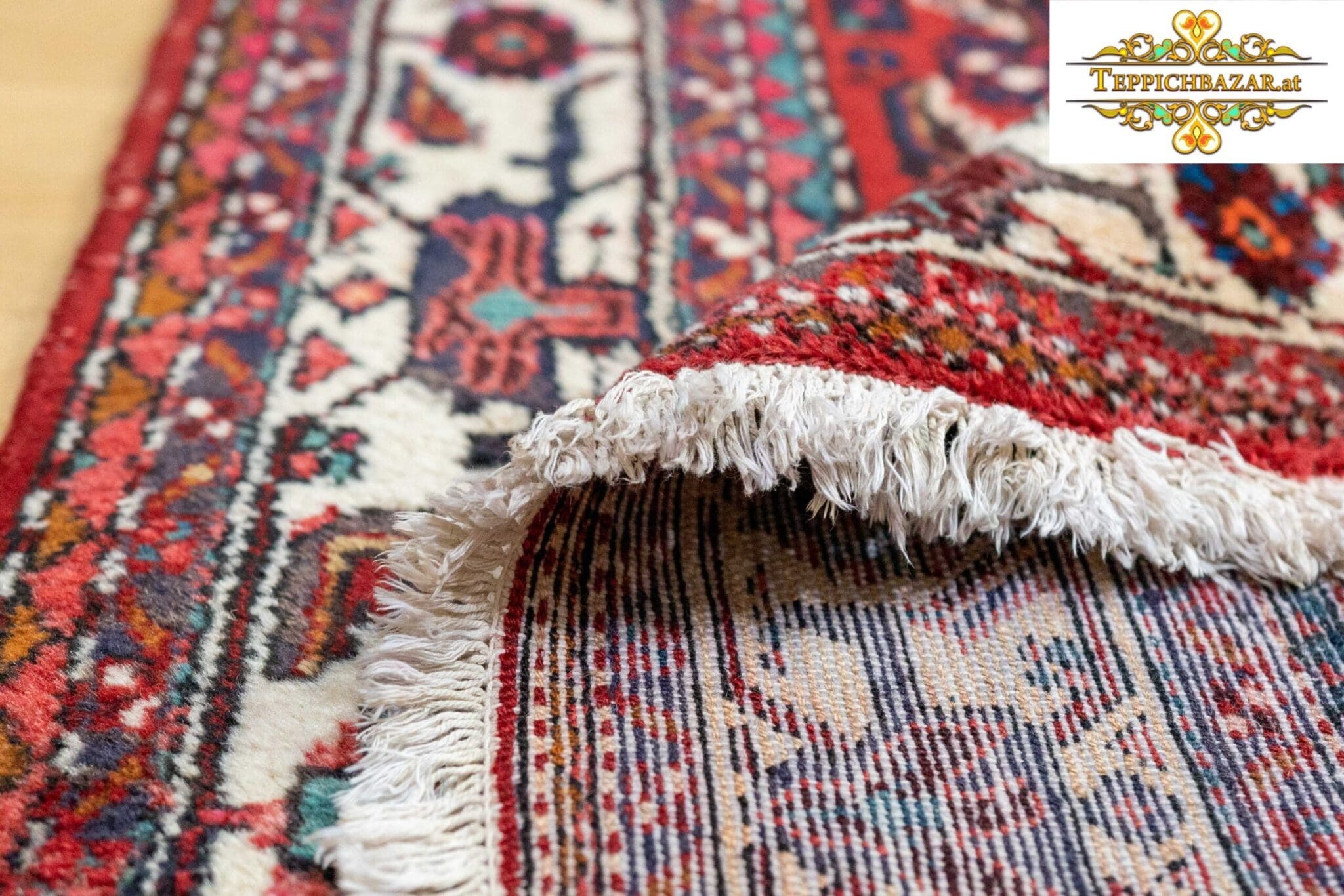 perserteppich-handgeknuepft-308-312-47-of-48-scaled Persian Rug Hamadan 245x133 cm Wool Hand-knotted