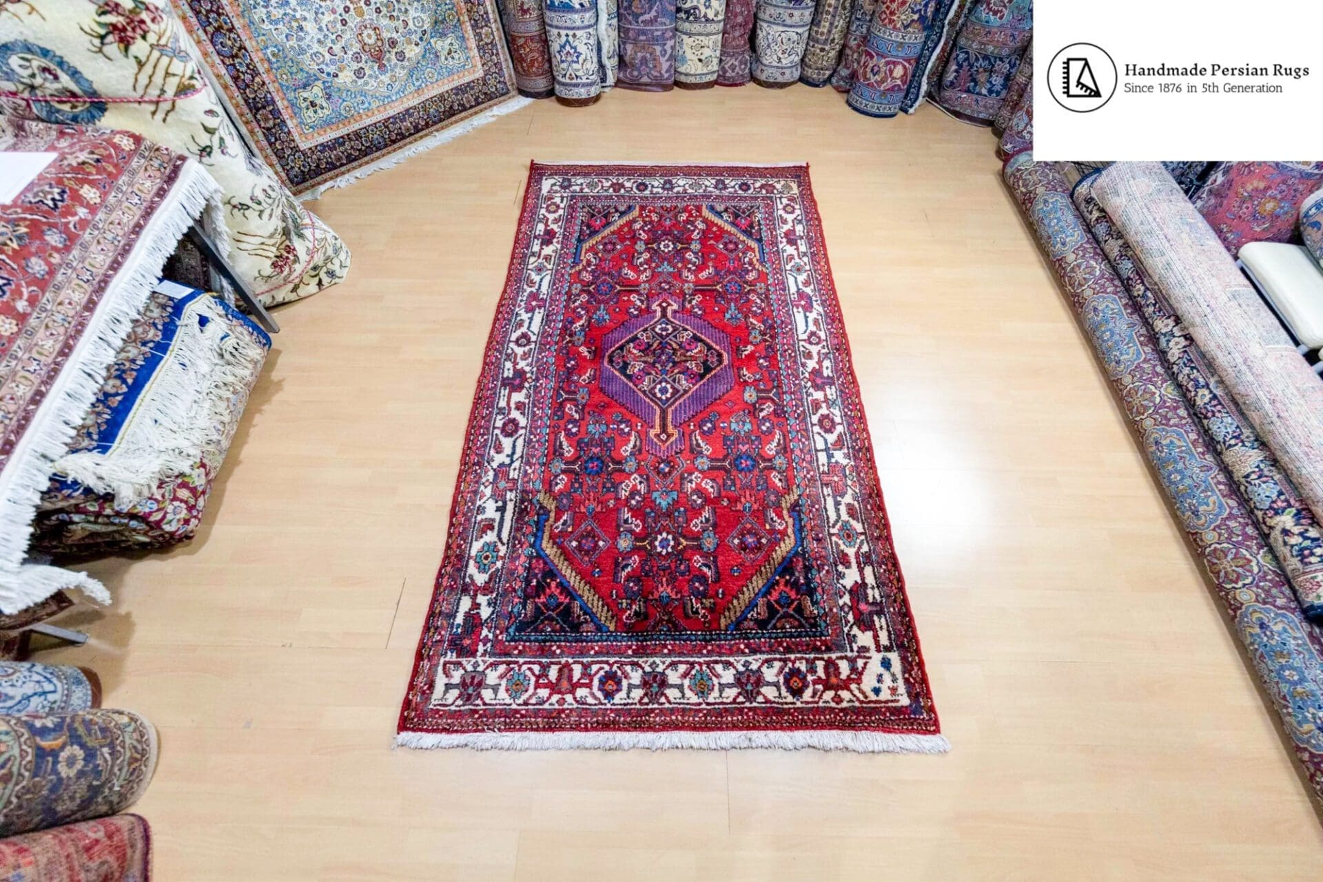 perserteppich-handgeknuepft-308-312-39-of-48-scaled-1 Persian Rug Hamadan 245x133 cm Wool Hand-knotted