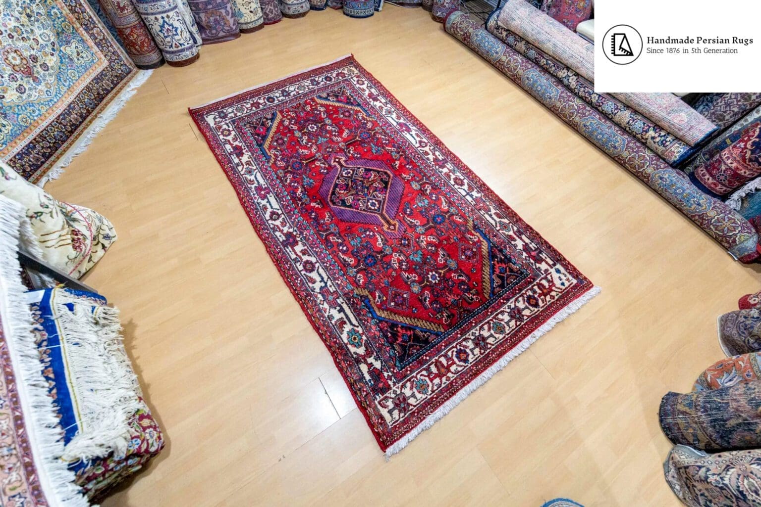 perserteppich-handgeknuepft-308-312-40-of-48-scaled-1 Persian Rug Hamadan 245x133 cm Wool Hand-knotted