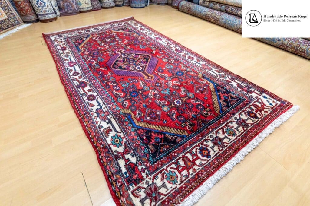 perserteppich-handgeknuepft-308-312-42-of-48-scaled-1 Persian Rug Hamadan 245x133 cm Wool Hand-knotted