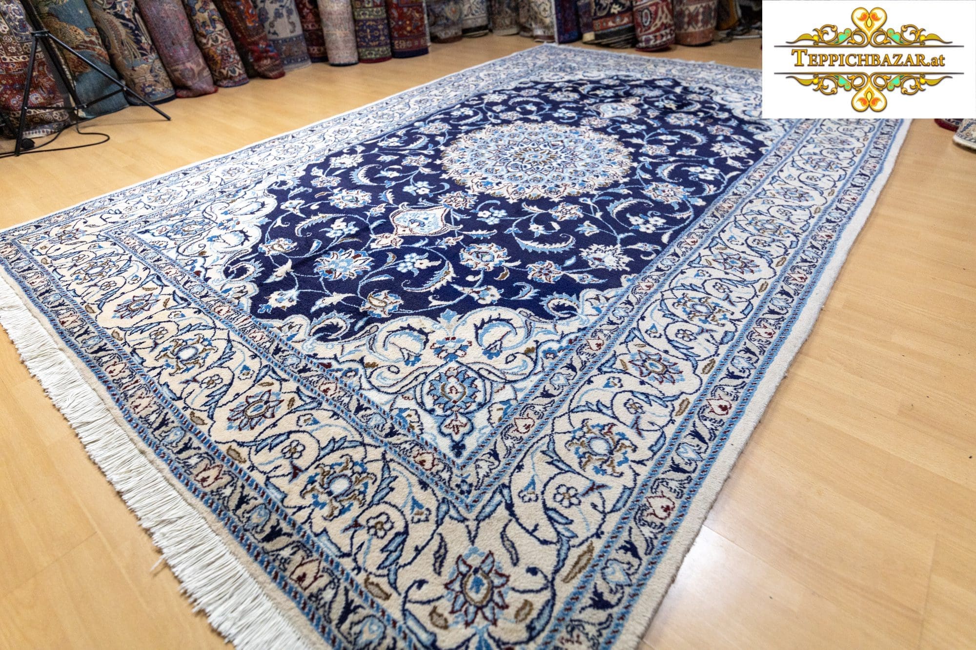 Persian Rug Nain 302 x 201 cm Wool Hand-knotted (Sold)