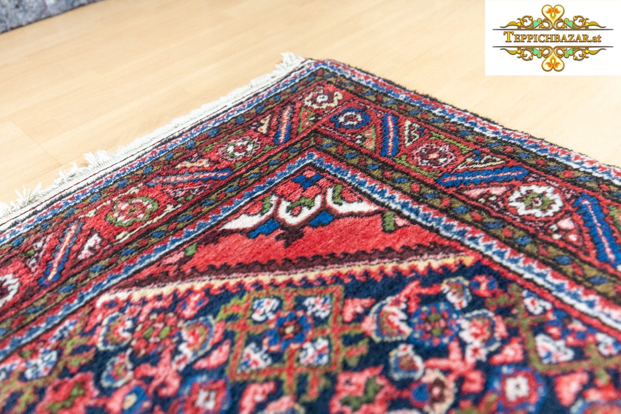 Persian Rug Hamadan 223 x 112 cm Wool Hand-knotted