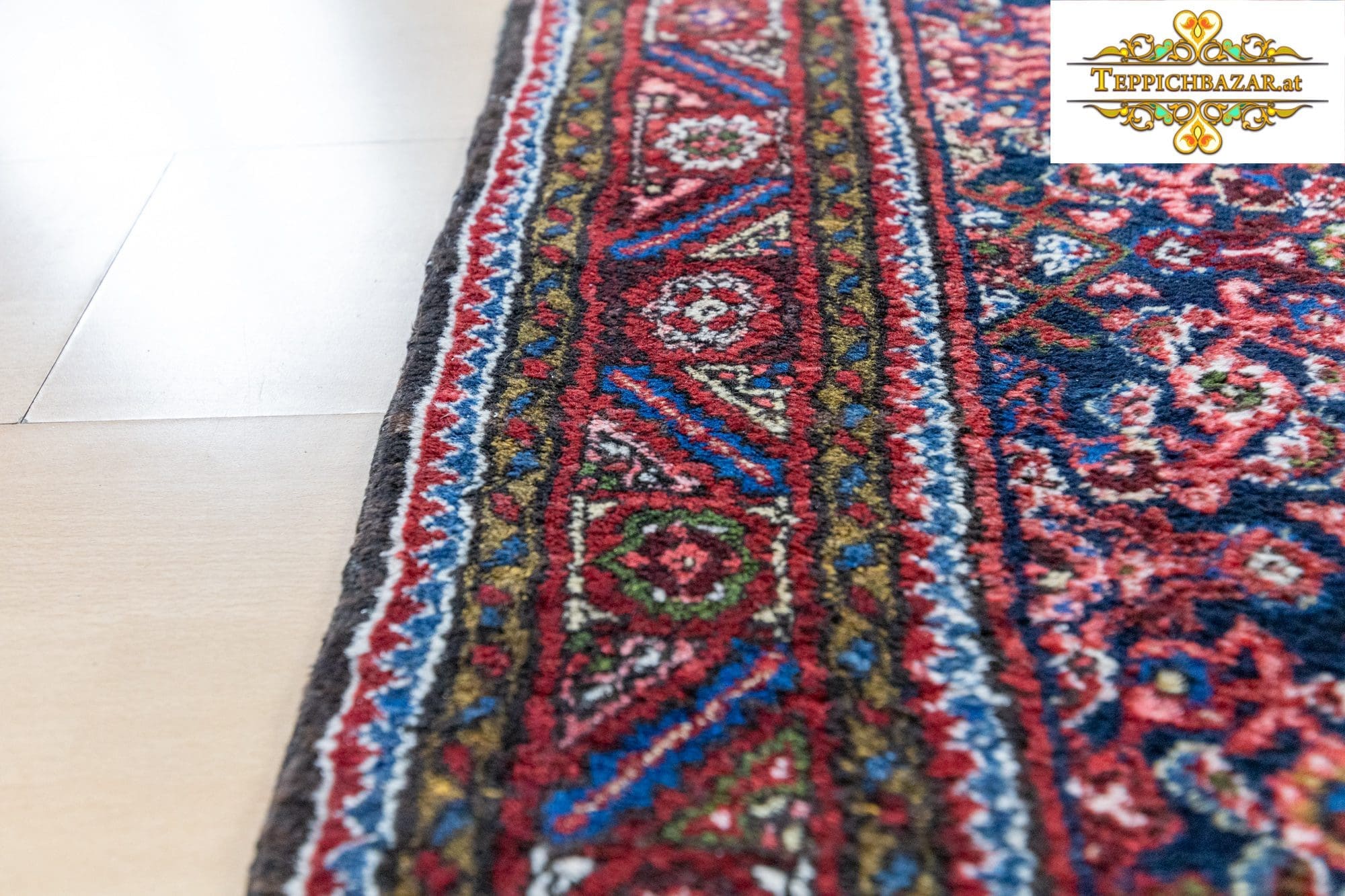 Persian Rug Hamadan 223 x 112 cm Wool Hand-knotted