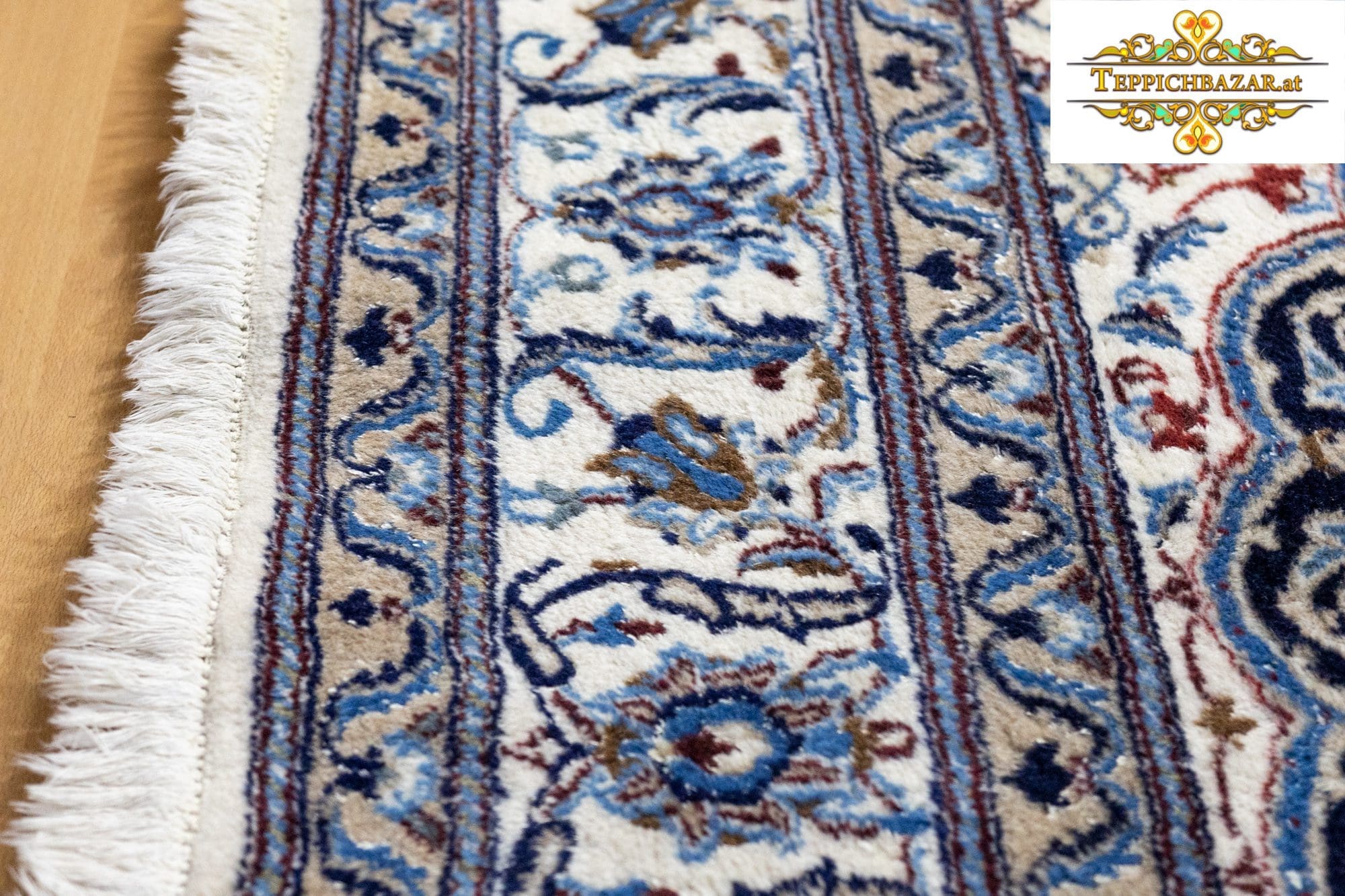 Persian Rug Nain 288x194cm Hand-knotted