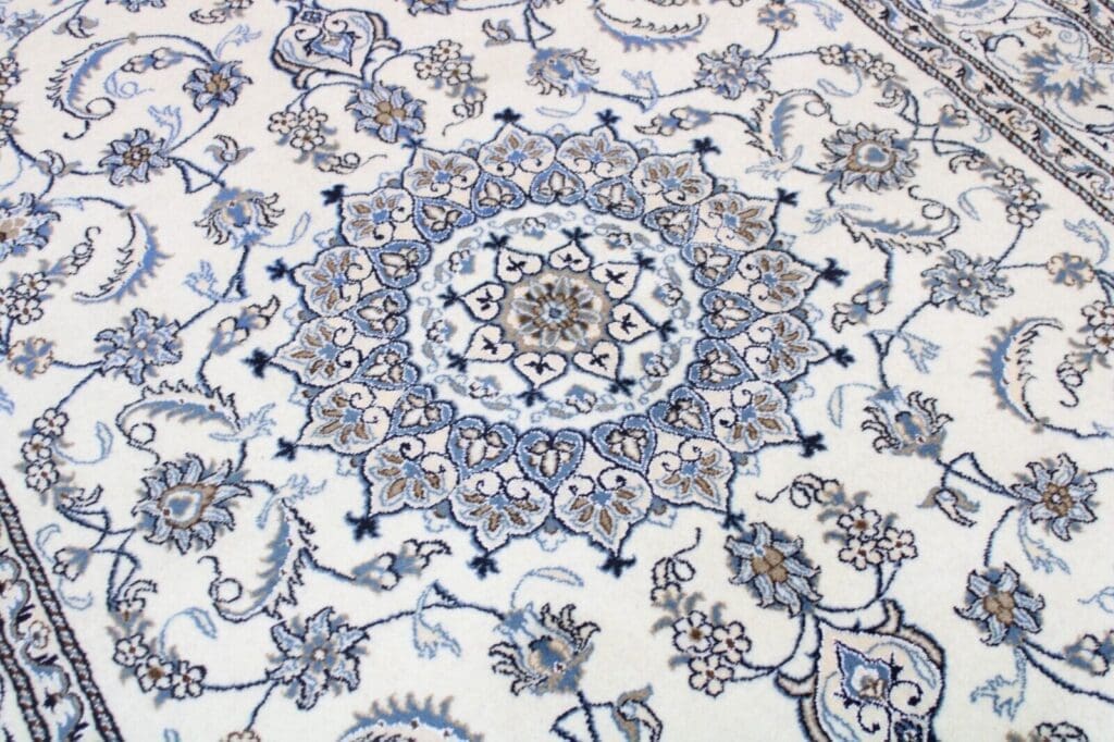 h1-originaler-perserteppich-nain-neuware-302-cm-x-195-cm-nr-54-in-6 Persian Rug Nain 302 x 195 cm Wool Hand-knotted