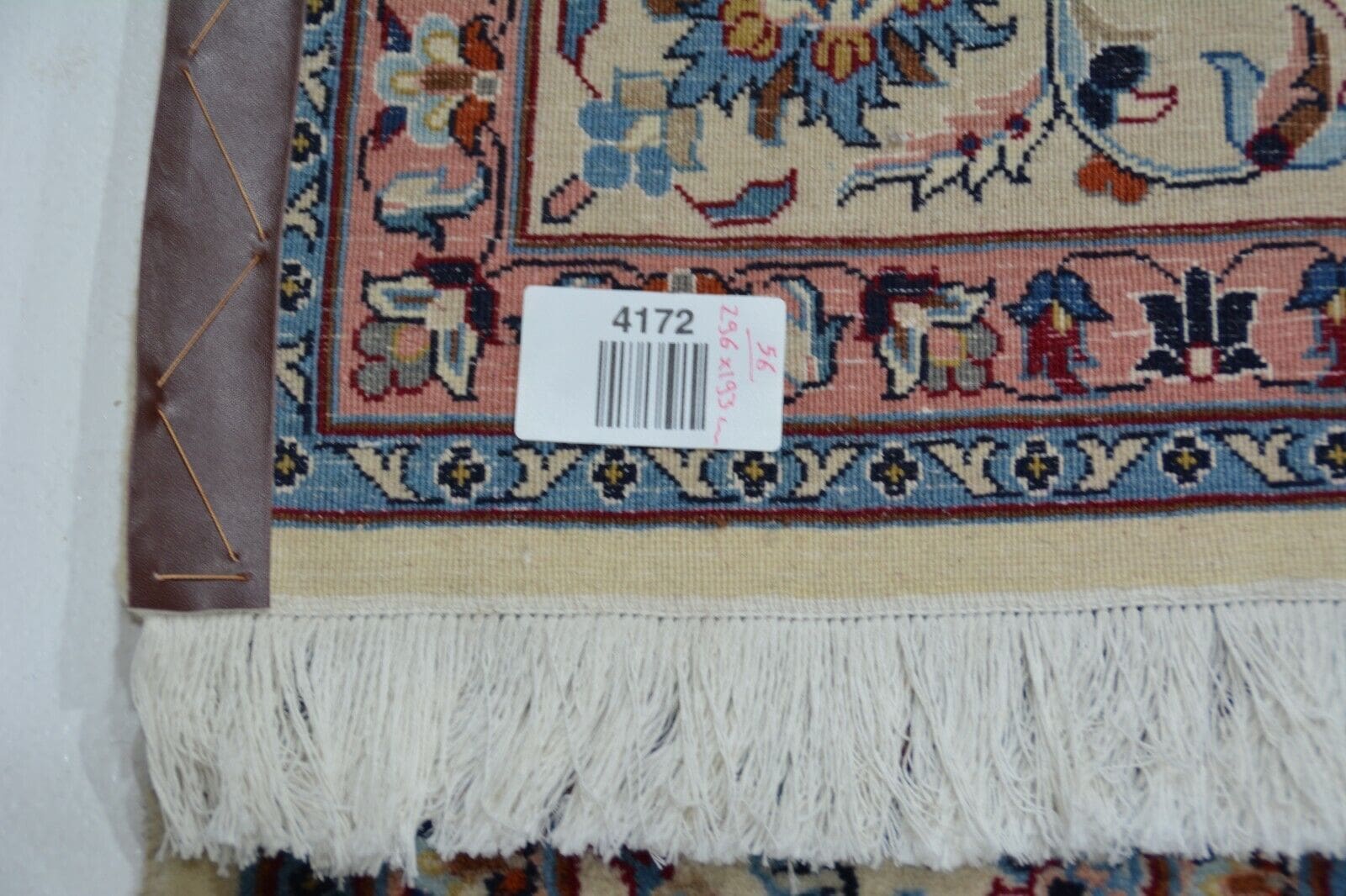Kashan Persian Rug — hand-knotted, 296 × 193 cm, Wool & Silk