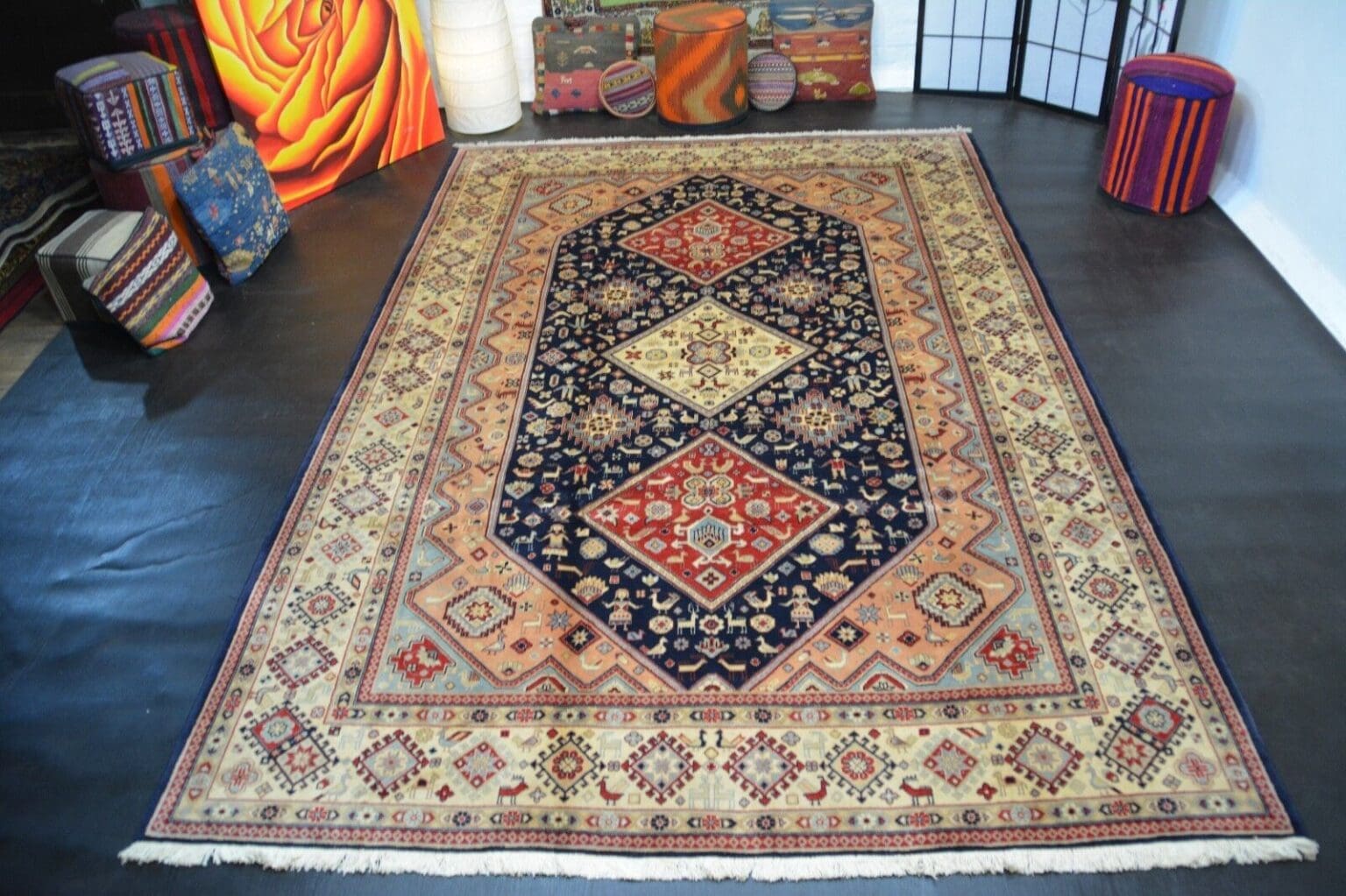 Persian Rug Semnan 321 x 214 cm Wool Hand-knotted