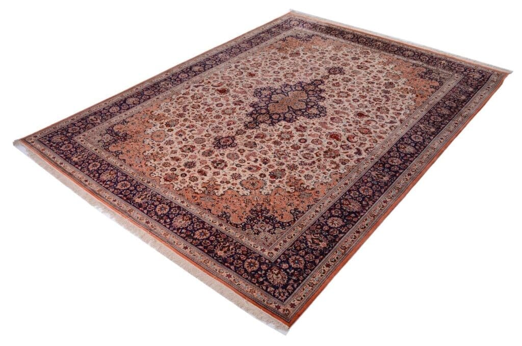 Persian Rug Qom 396x296 cm Silk Hand-knotted