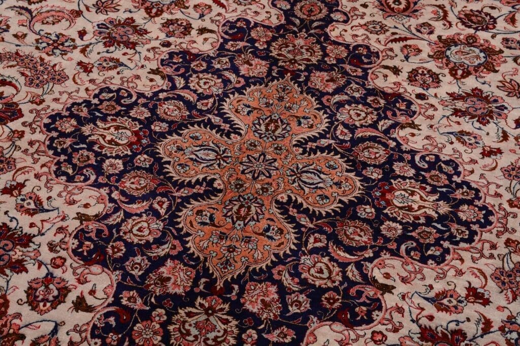 Persian Rug Qom 396x296 cm Silk Hand-knotted