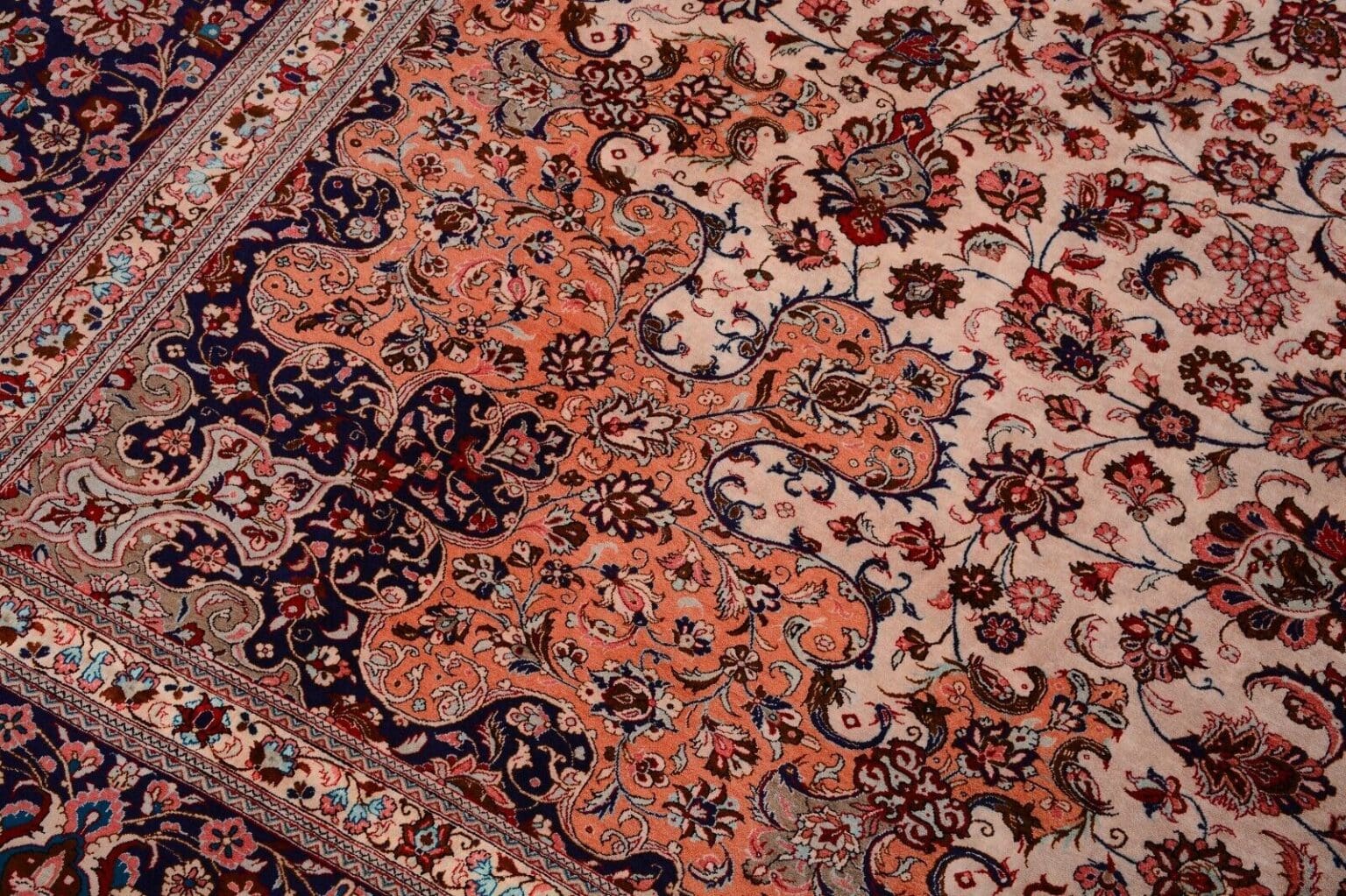 Persian Rug Qom 396x296 cm Silk Hand-knotted