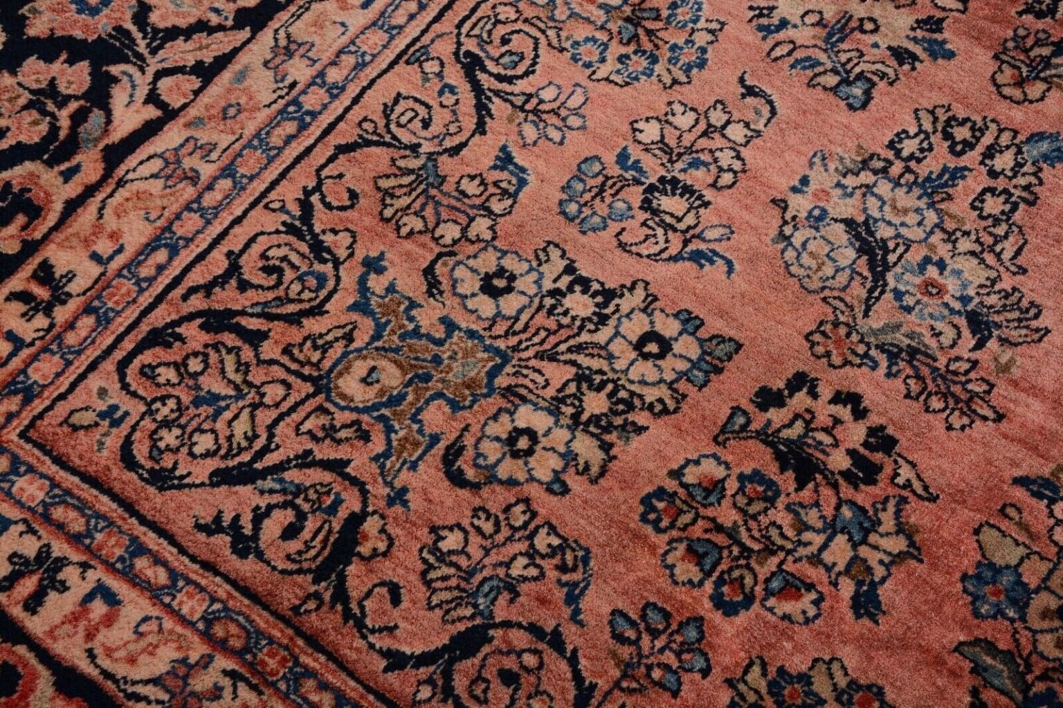 h1-handgeknupfter-antiker-perserteppich-sarough-im-amerikanischen-stil-373-x-5 Persian Rug Sarouk 373 x 273 cm Wool Hand-knotted