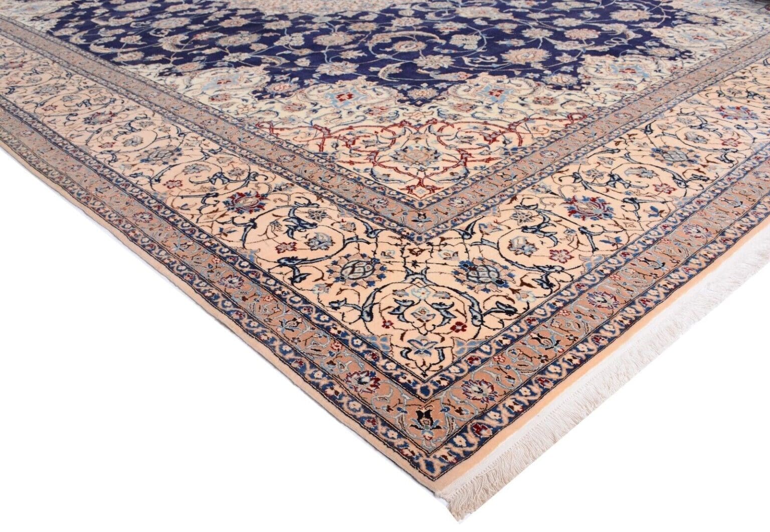 Persian Rug Nain 408 x 305 cm Wool Hand-knotted
