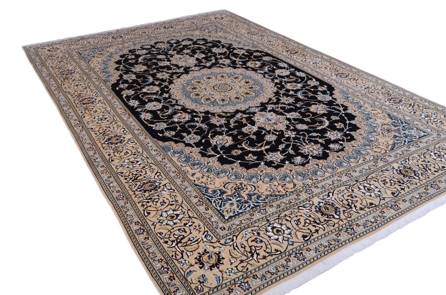 Persian Rug Nain 364 x 240 cm Wool Hand-knotted