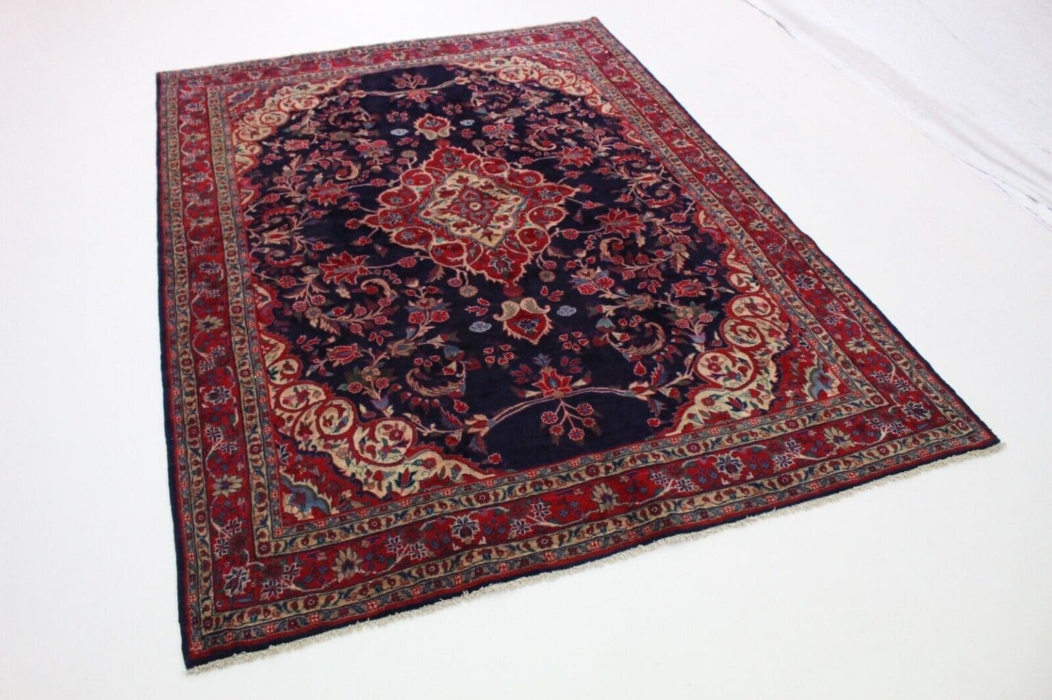 schoner-hamadan-perserteppich-310x230-cm-handgeknupft-traditioneller-1 Persian Rug Hamadan 310x230 cm Wool Hand-knotted