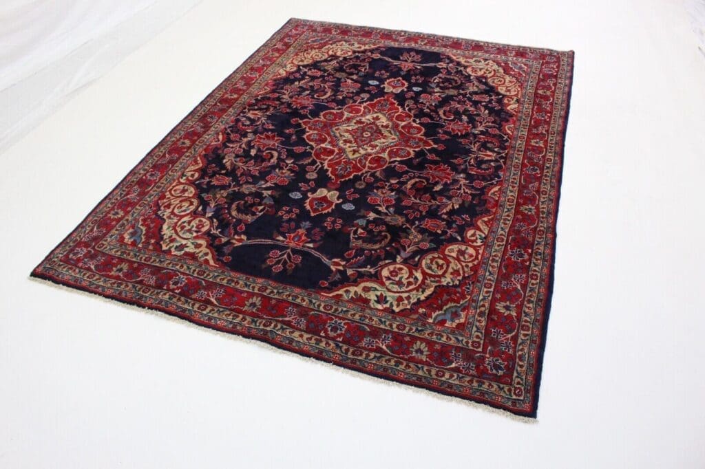schoner-hamadan-perserteppich-310x230-cm-handgeknupft-traditioneller-2 Persian Rug Hamadan 310x230 cm Wool Hand-knotted
