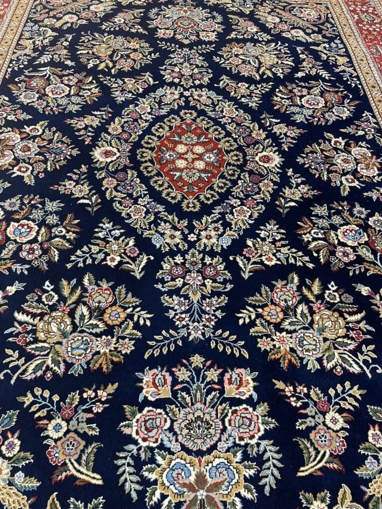 Oriental Rug Qom Design 350x250 cm Cork Wool Hand-knotted