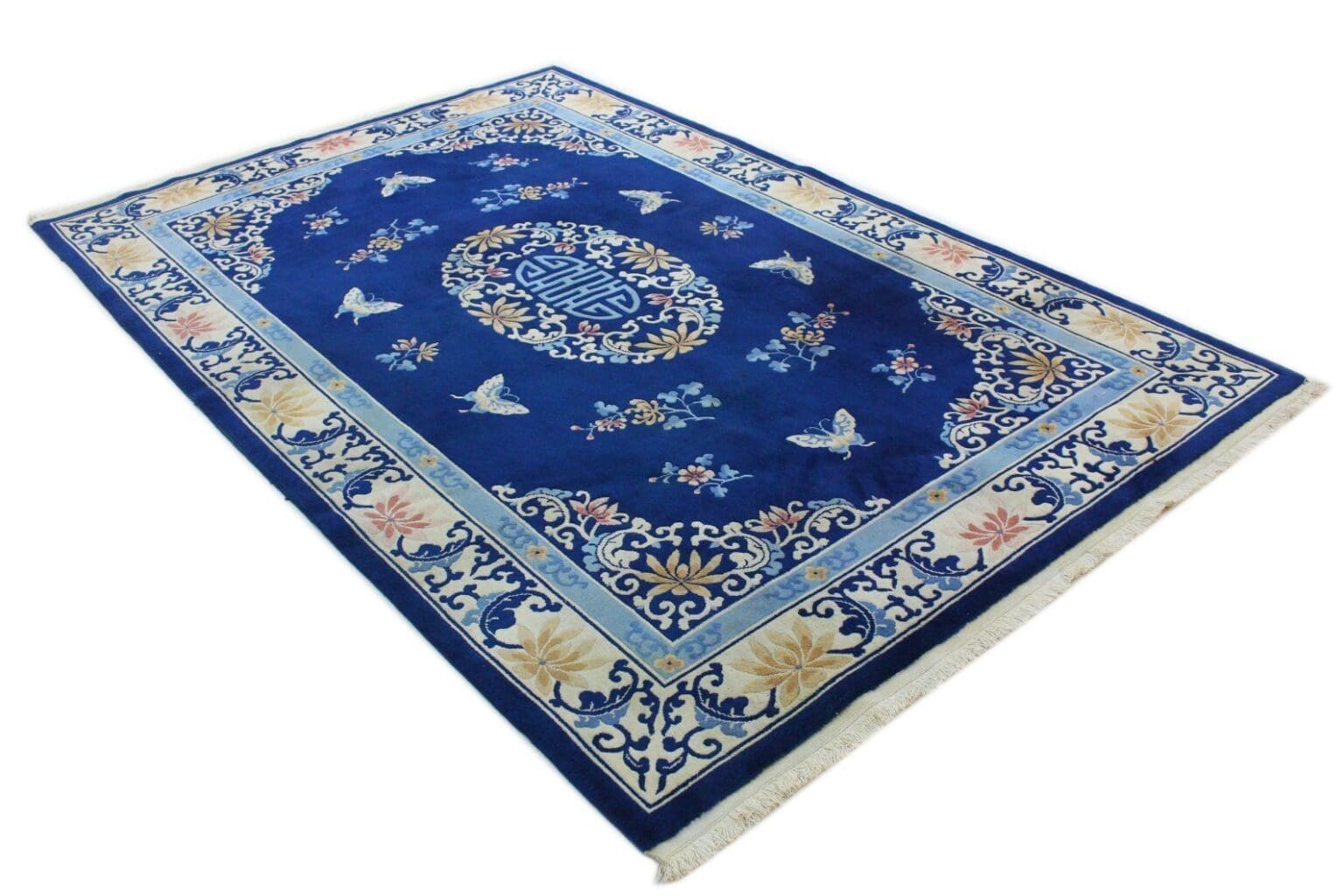 klassischer-300x200-cm-perserteppich-handgeknupft-ca-25-40-jahre-alt-1-2 Oriental Rug 300x200 cm Wool Hand-knotted