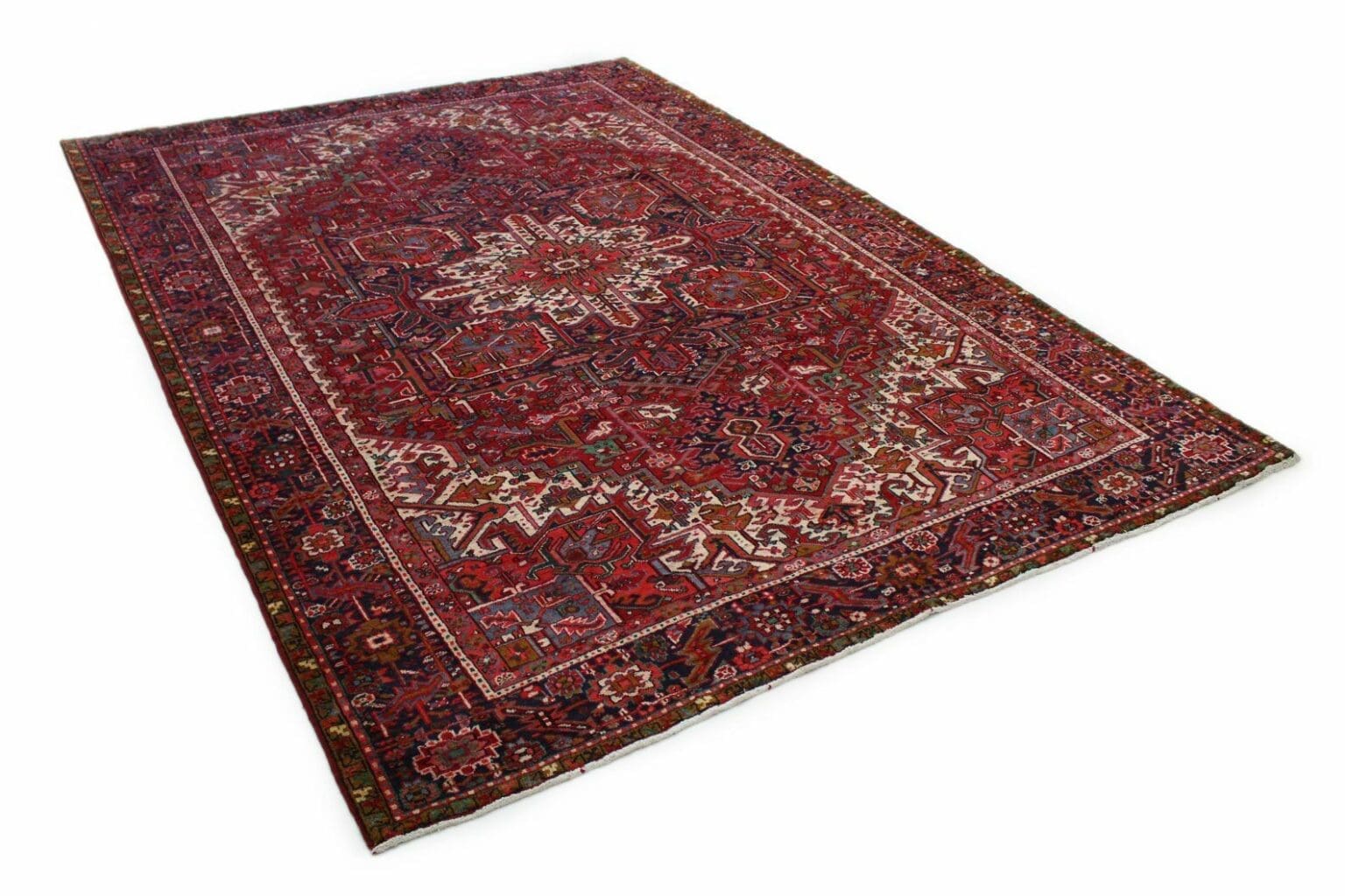 Persian Rug Heriz 397 x 272 cm Wool Hand-knotted