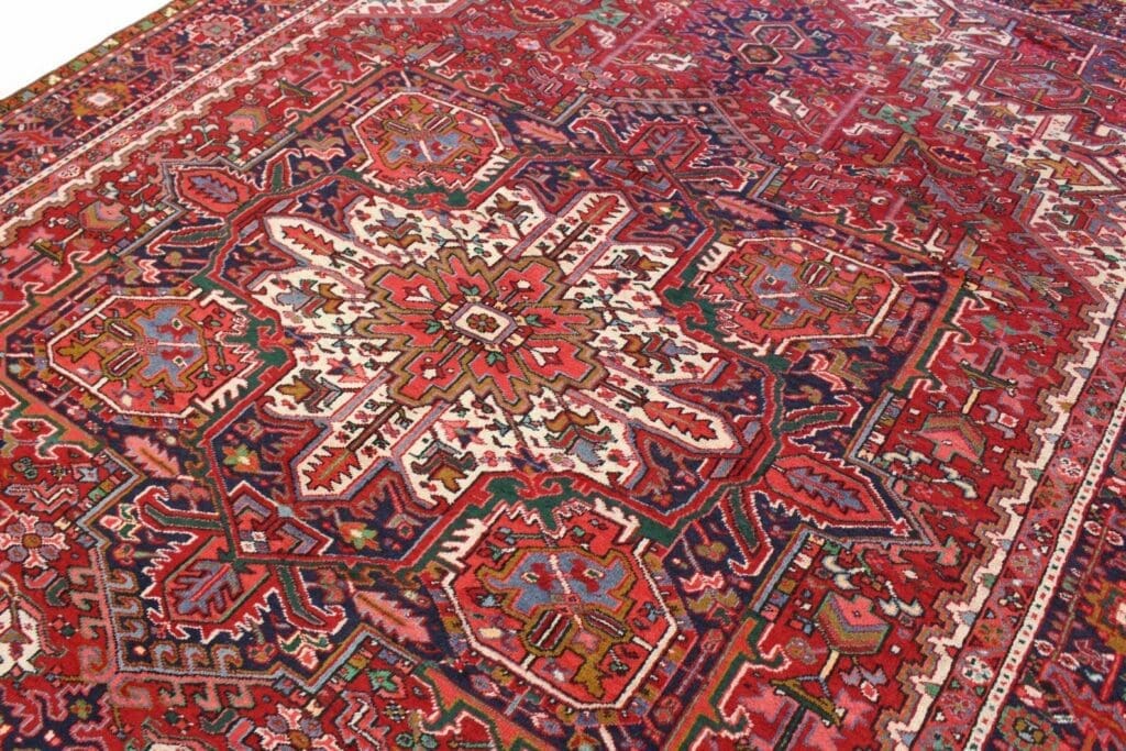 Persian Rug Heriz 397 x 272 cm Wool Hand-knotted