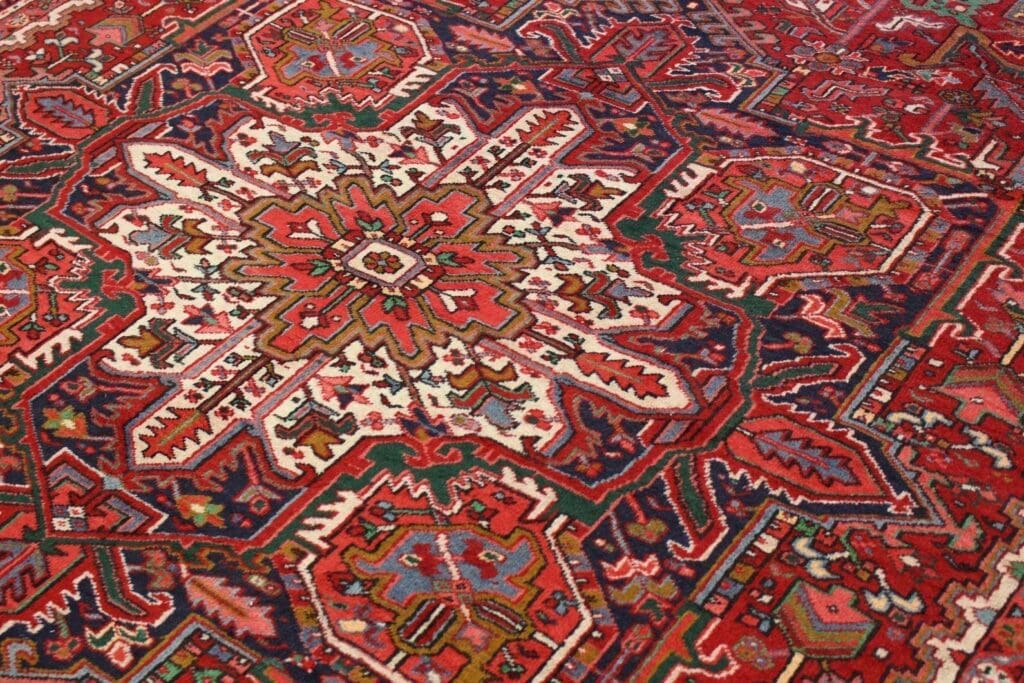 Persian Rug Heriz 397 x 272 cm Wool Hand-knotted