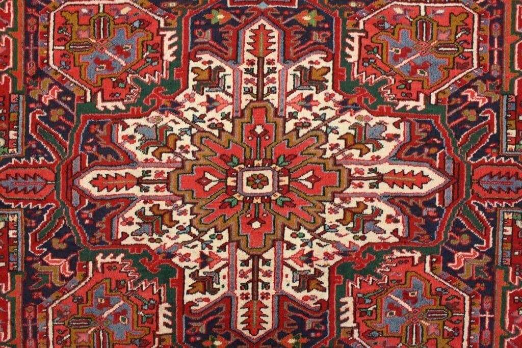 Persian Rug Heriz 397 x 272 cm Wool Hand-knotted
