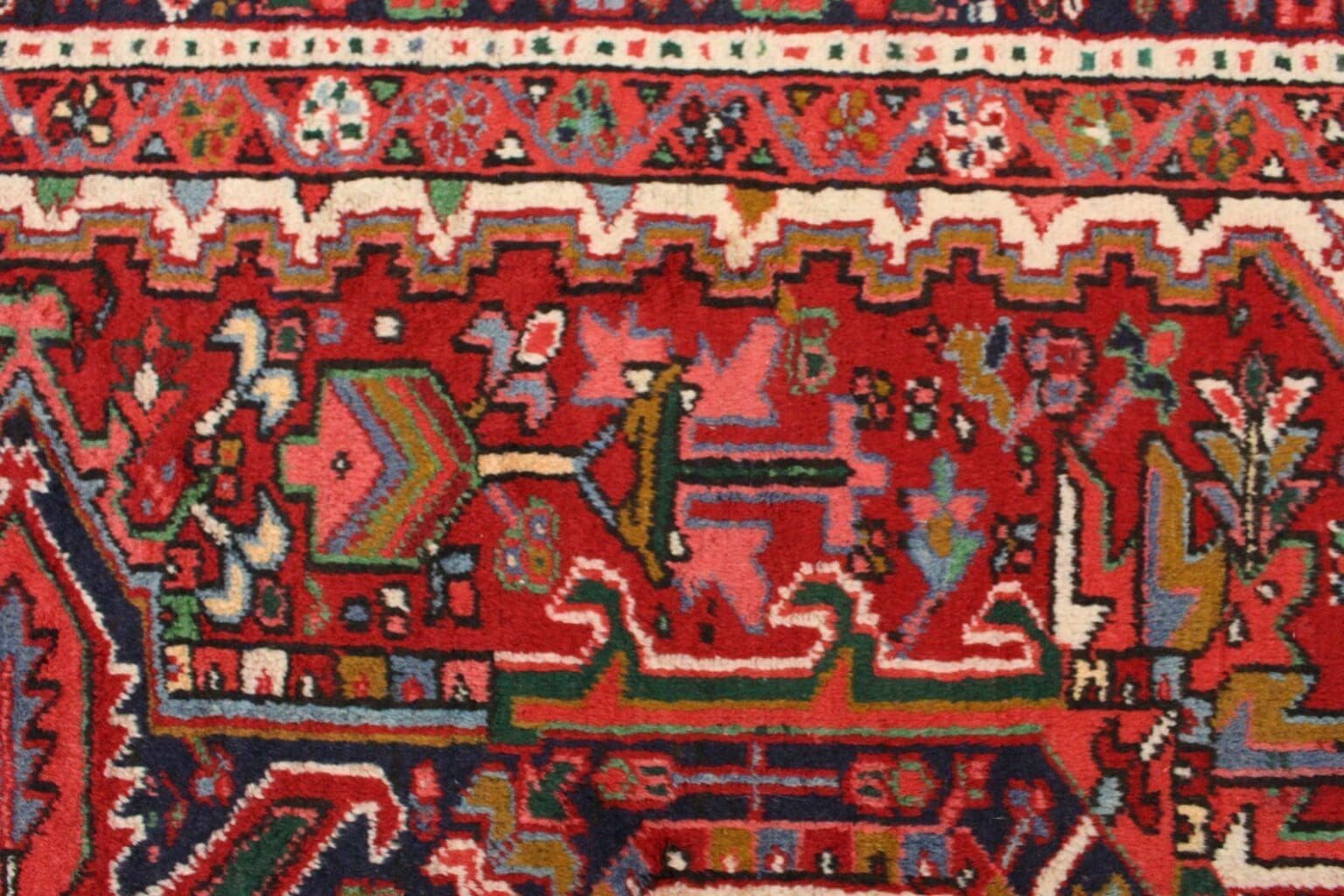 Persian Rug Heriz 397 x 272 cm Wool Hand-knotted