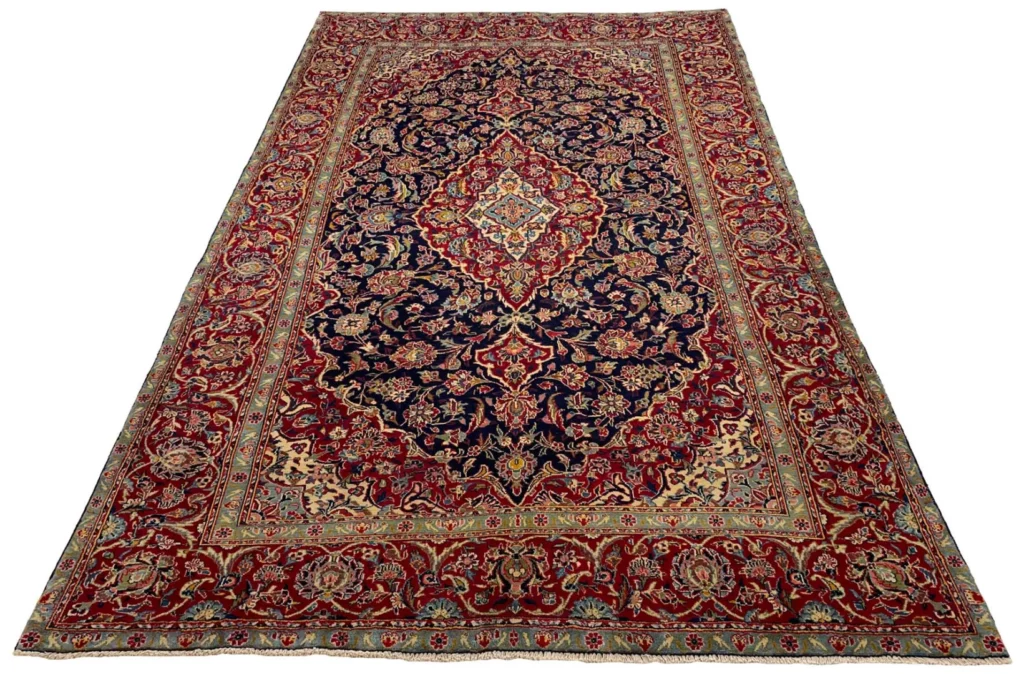 Persian Rug Kashan 310 x 186 cm Wool Hand-knotted