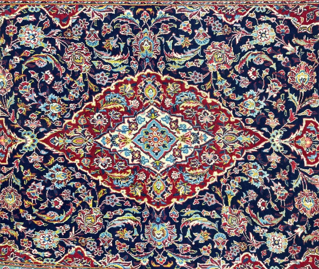 Persian Rug Kashan 310 x 186 cm Wool Hand-knotted