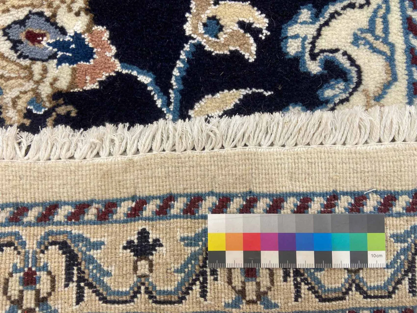 nain-teppich-210-x-153-cm-4-lah-klassisches-florales-muster-1-6 Persian Rug Nain 210 x 153 cm Wool Hand-knotted