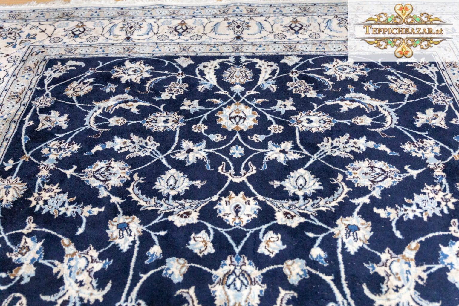 Persian Rug Nain 343 x 245 cm Wool Hand-knotted