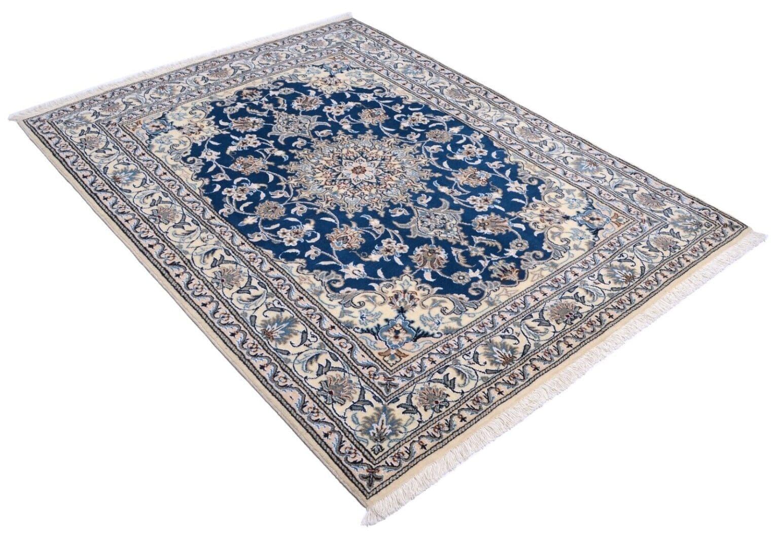 Persian Rug Nain 197 x 147 cm Wool Hand-knotted (Sold)