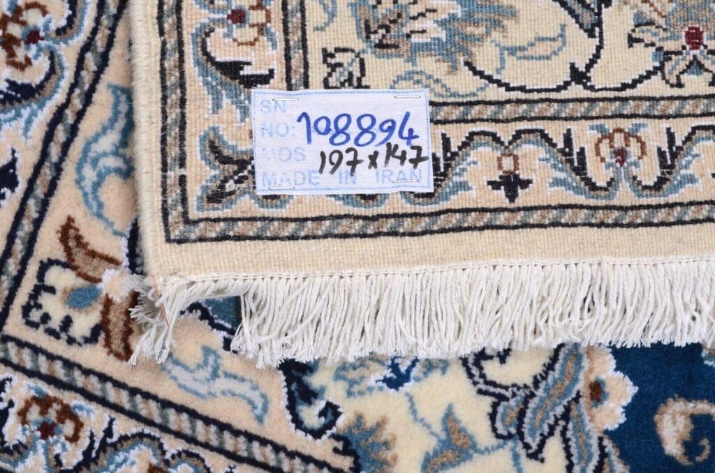 Persian Rug Nain 197 x 147 cm Wool Hand-knotted (Sold)