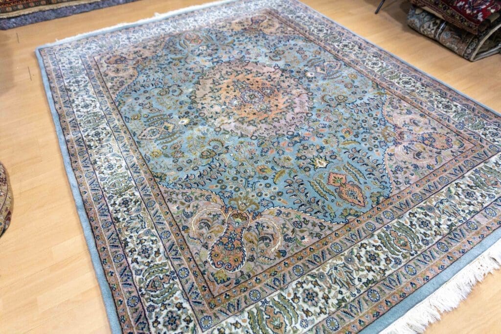 Oriental Rug India 249 x 198 cm Wool Hand-knotted