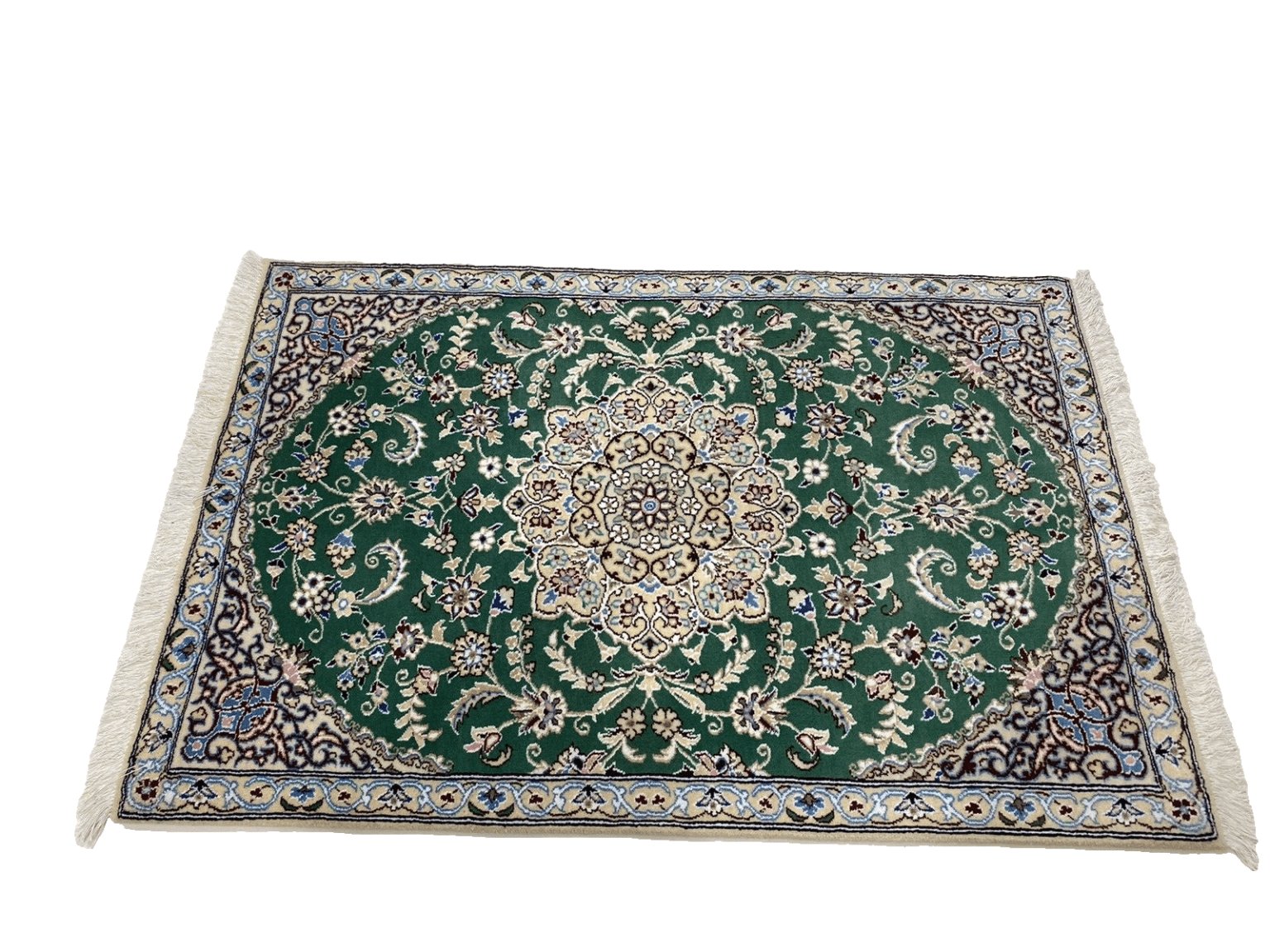 Persian Rug Nain 133 x 88 cm Wool Hand-knotted